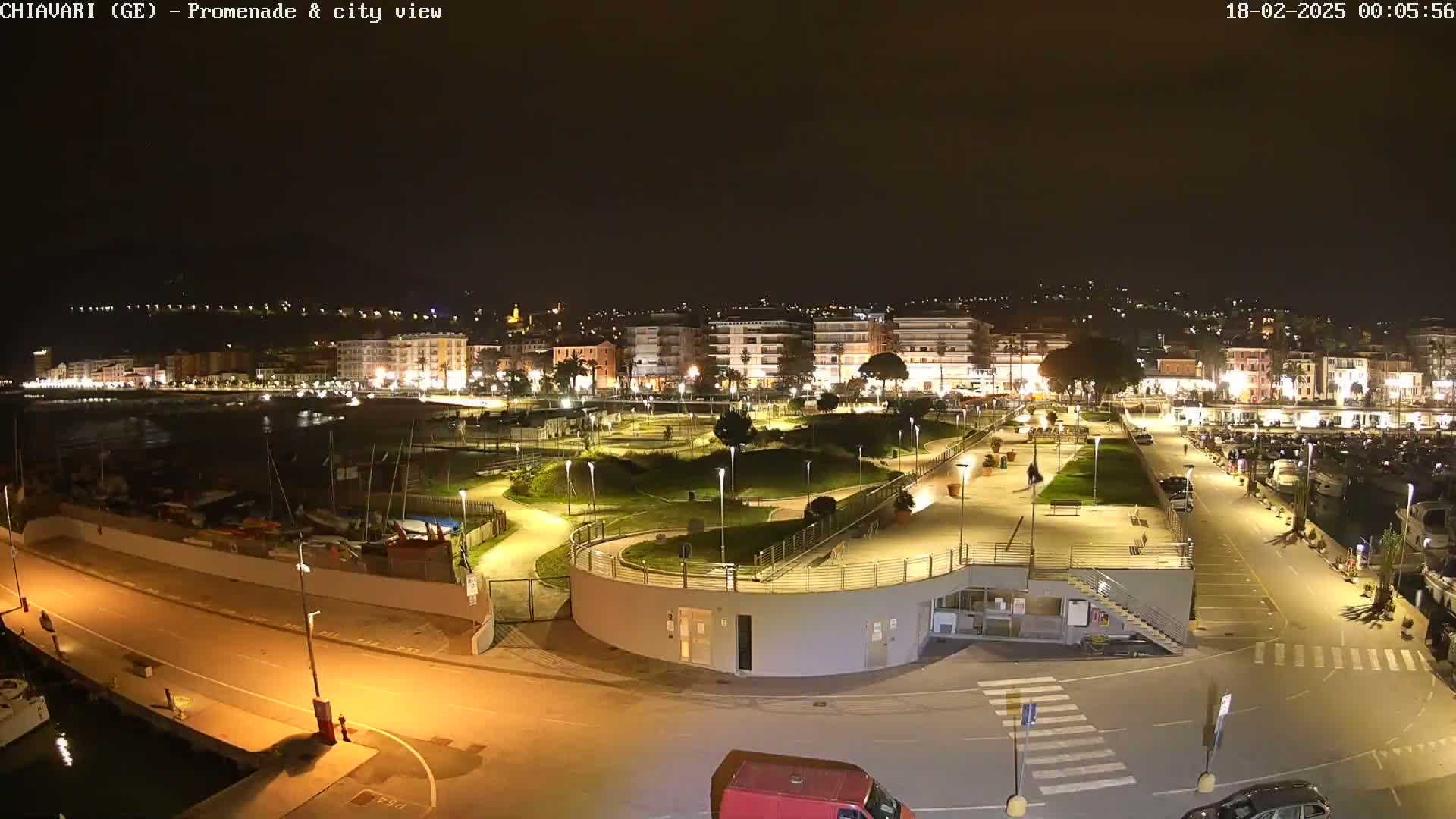 Chiavari Tourist Port Live Cam - Genoa, Liguria, Italy