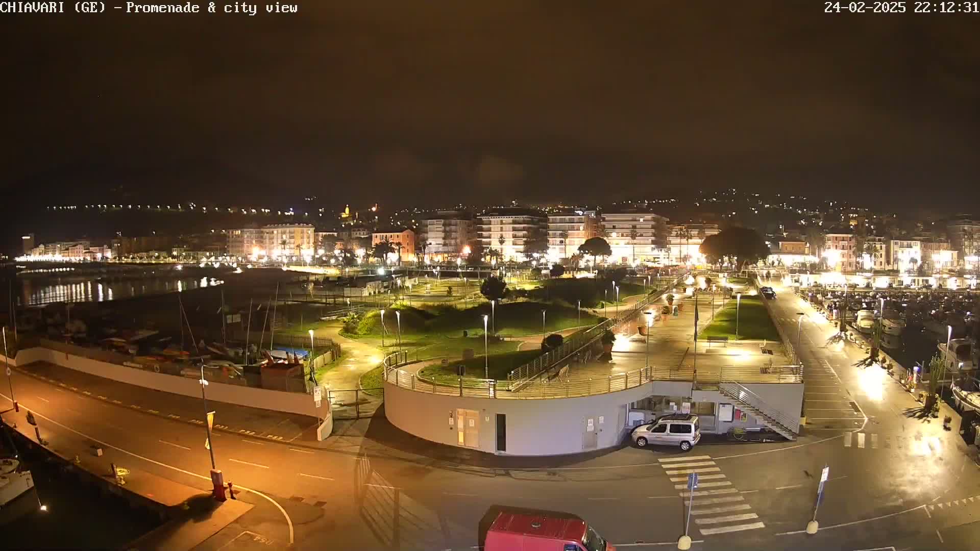 Chiavari Tourist Port Live Cam - Genoa, Liguria, Italy