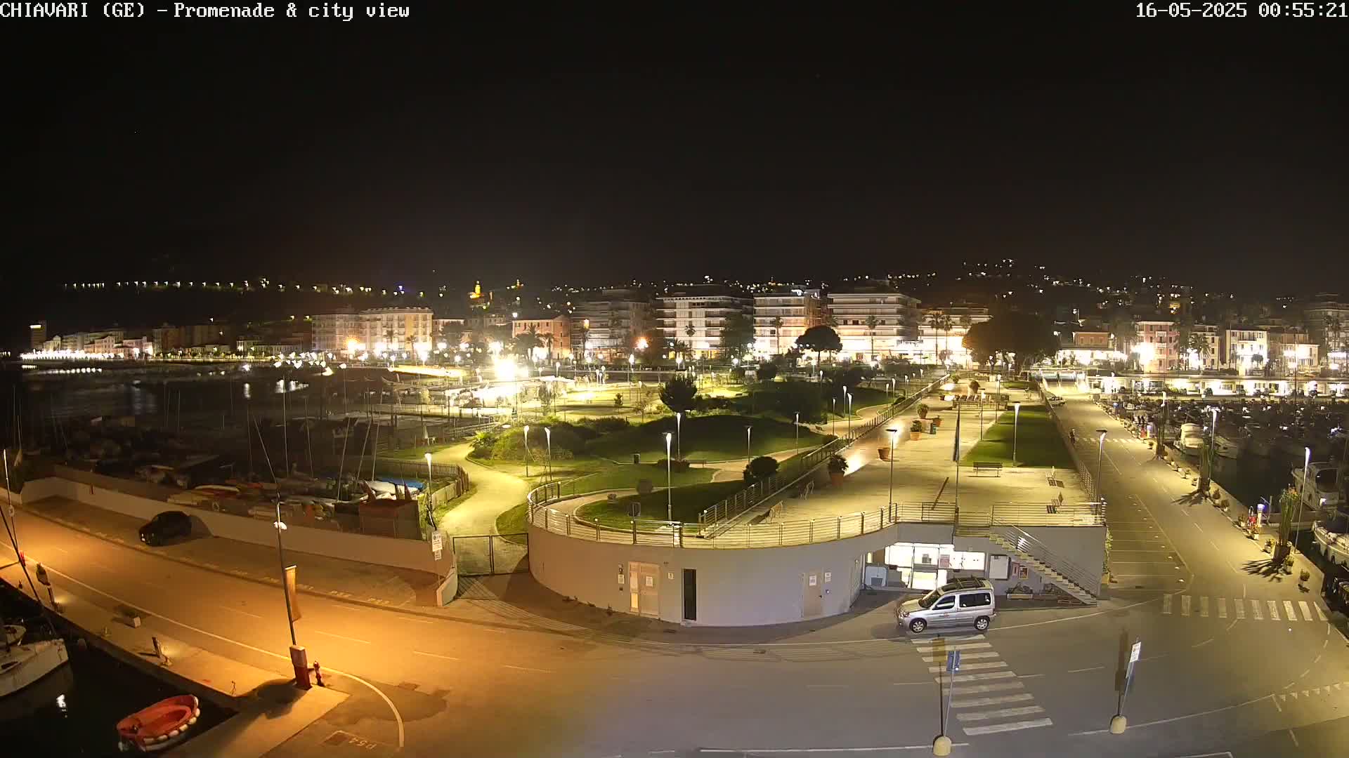 Chiavari Tourist Port Live Cam - Genoa, Liguria, Italy