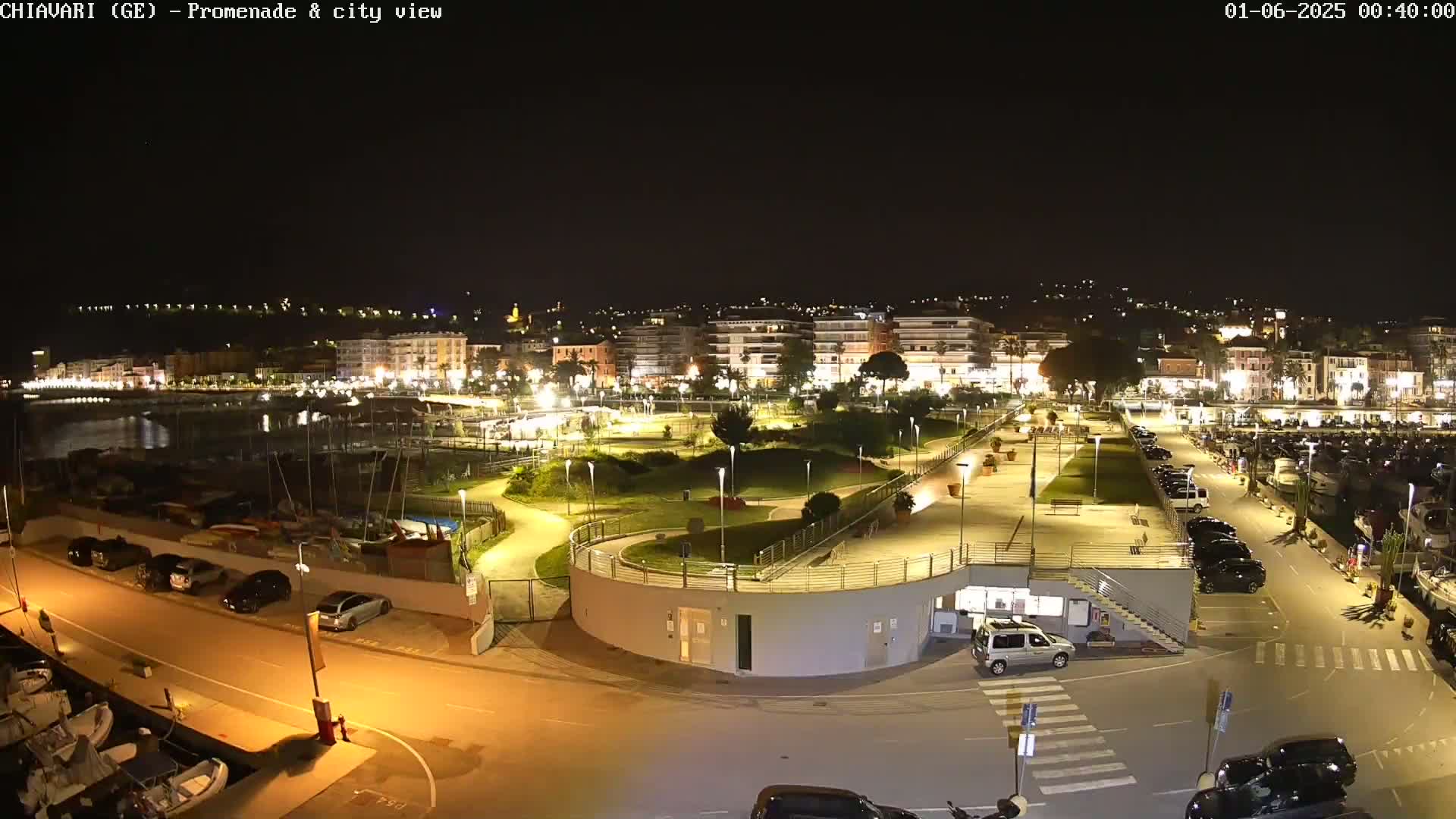 Chiavari Tourist Port Live Cam - Genoa, Liguria, Italy