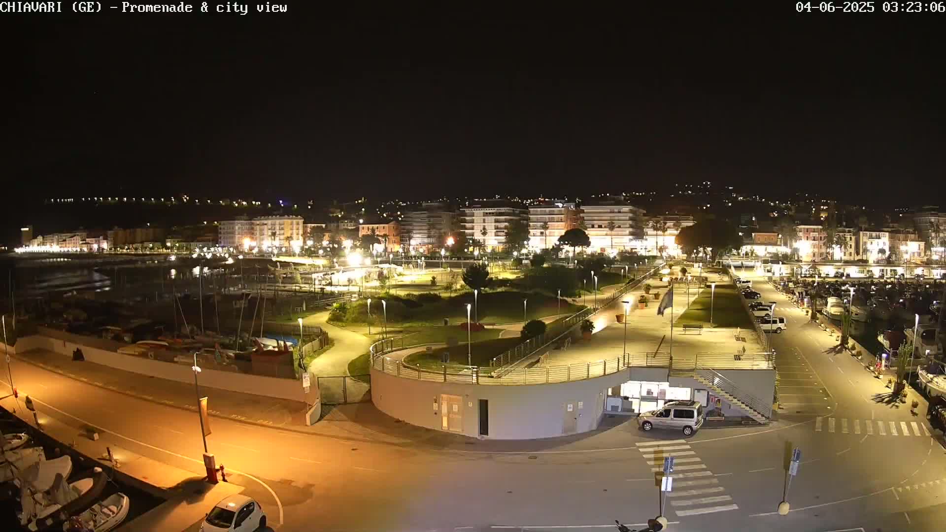 Chiavari Tourist Port Live Cam - Genoa, Liguria, Italy