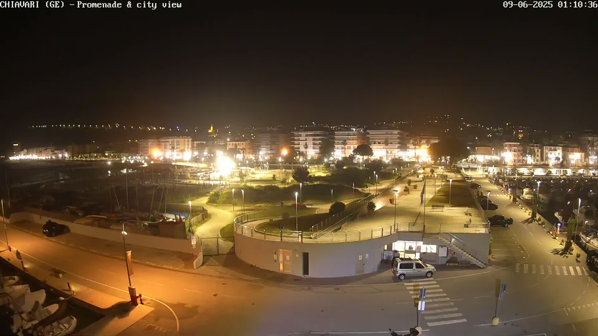 Chiavari Tourist Port Live Cam - Genoa, Liguria, Italy