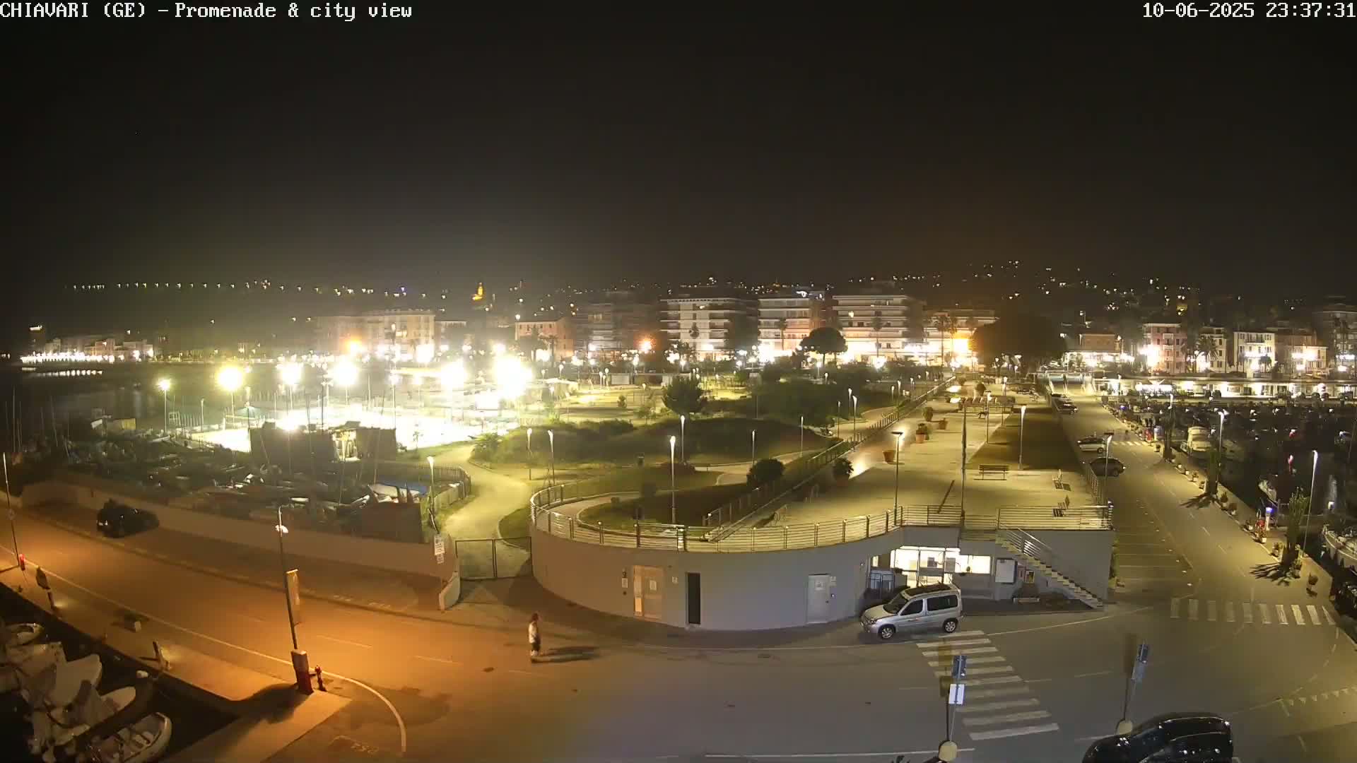 Chiavari Tourist Port Live Cam - Genoa, Liguria, Italy