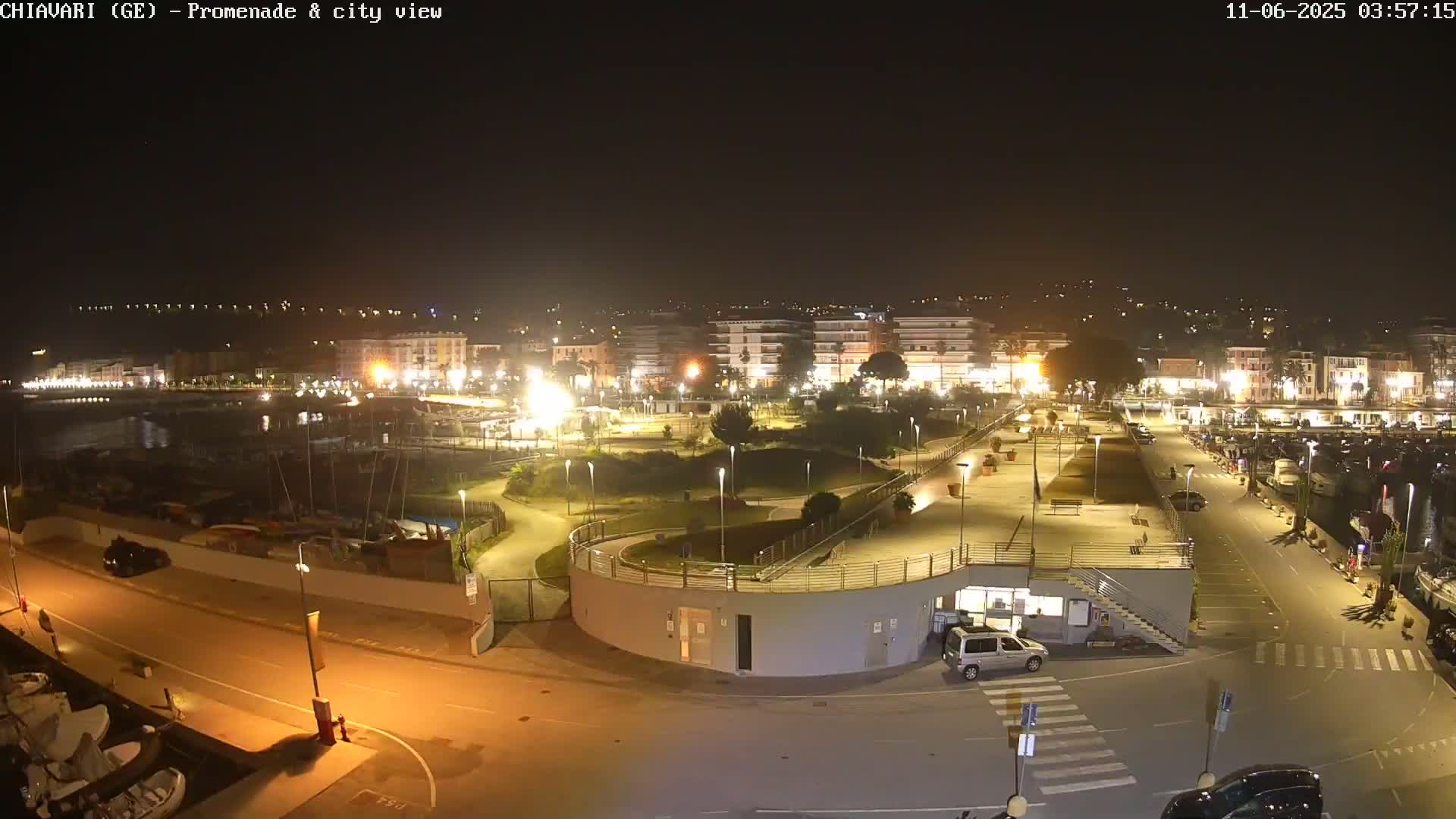 Chiavari Tourist Port Live Cam - Genoa, Liguria, Italy