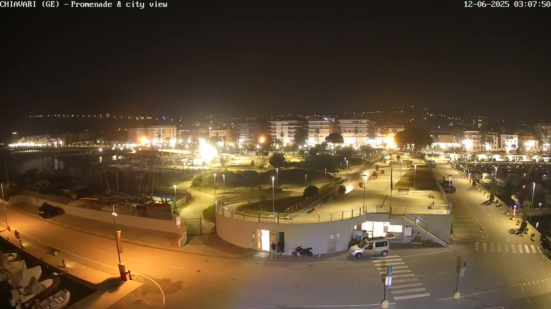 Chiavari Tourist Port Live Cam - Genoa, Liguria, Italy