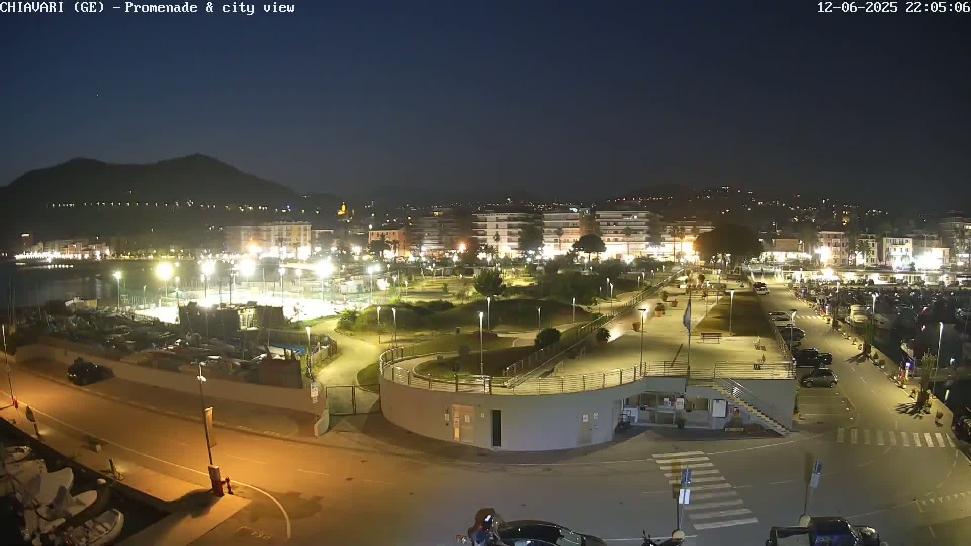 Chiavari Tourist Port Live Cam - Genoa, Liguria, Italy