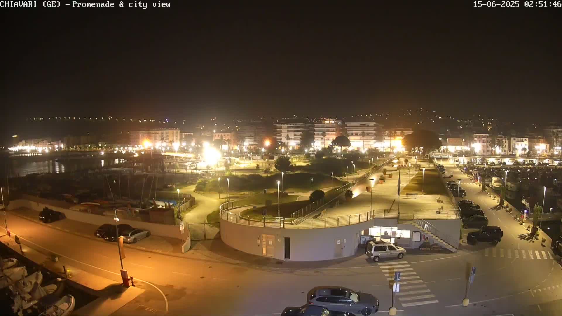 Chiavari Tourist Port Live Cam - Genoa, Liguria, Italy
