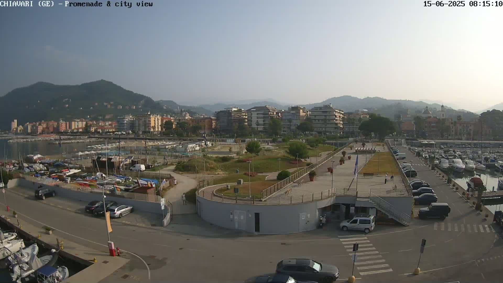 Chiavari Tourist Port Live Cam - Genoa, Liguria, Italy