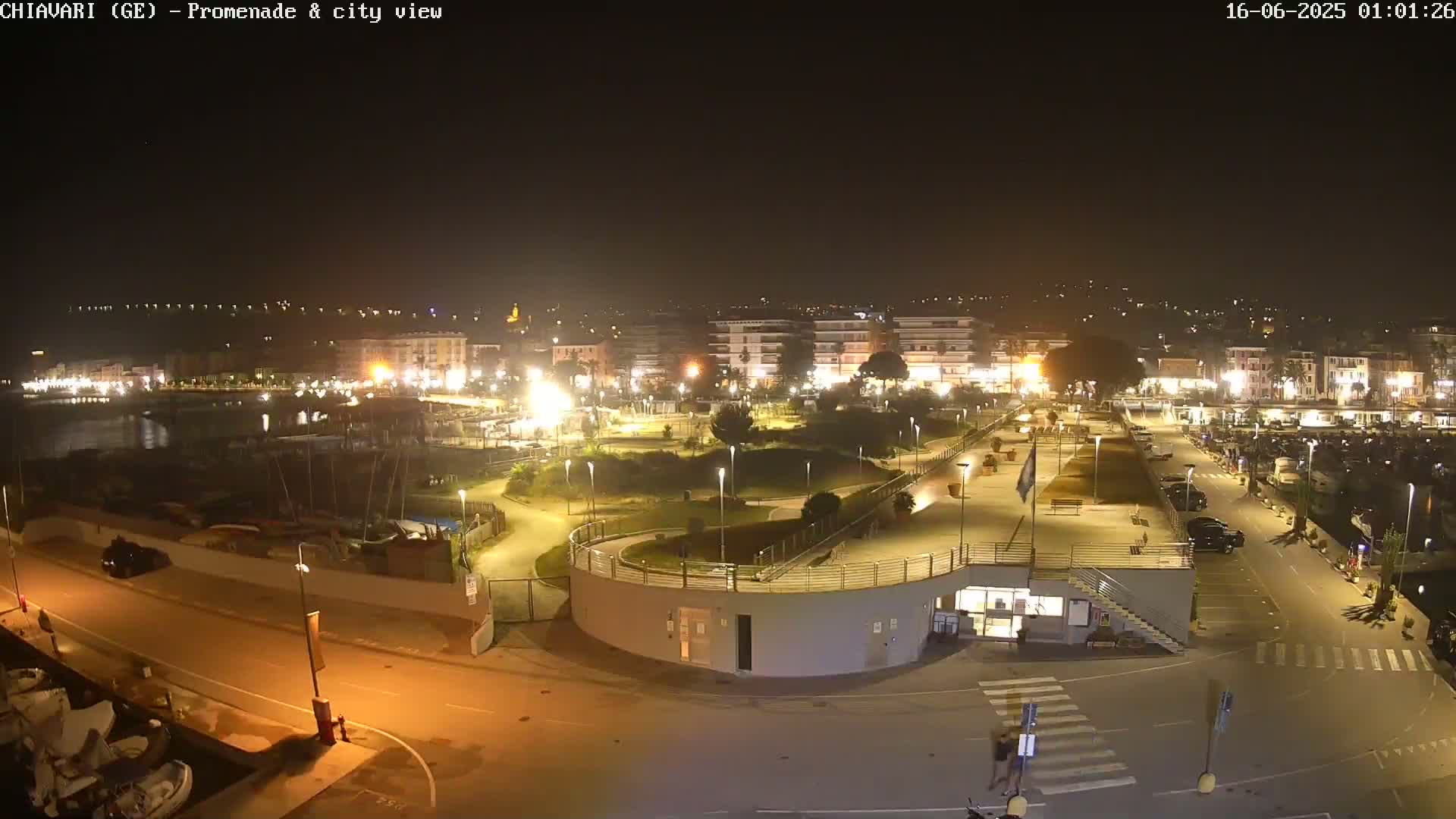 Chiavari Tourist Port Live Cam - Genoa, Liguria, Italy