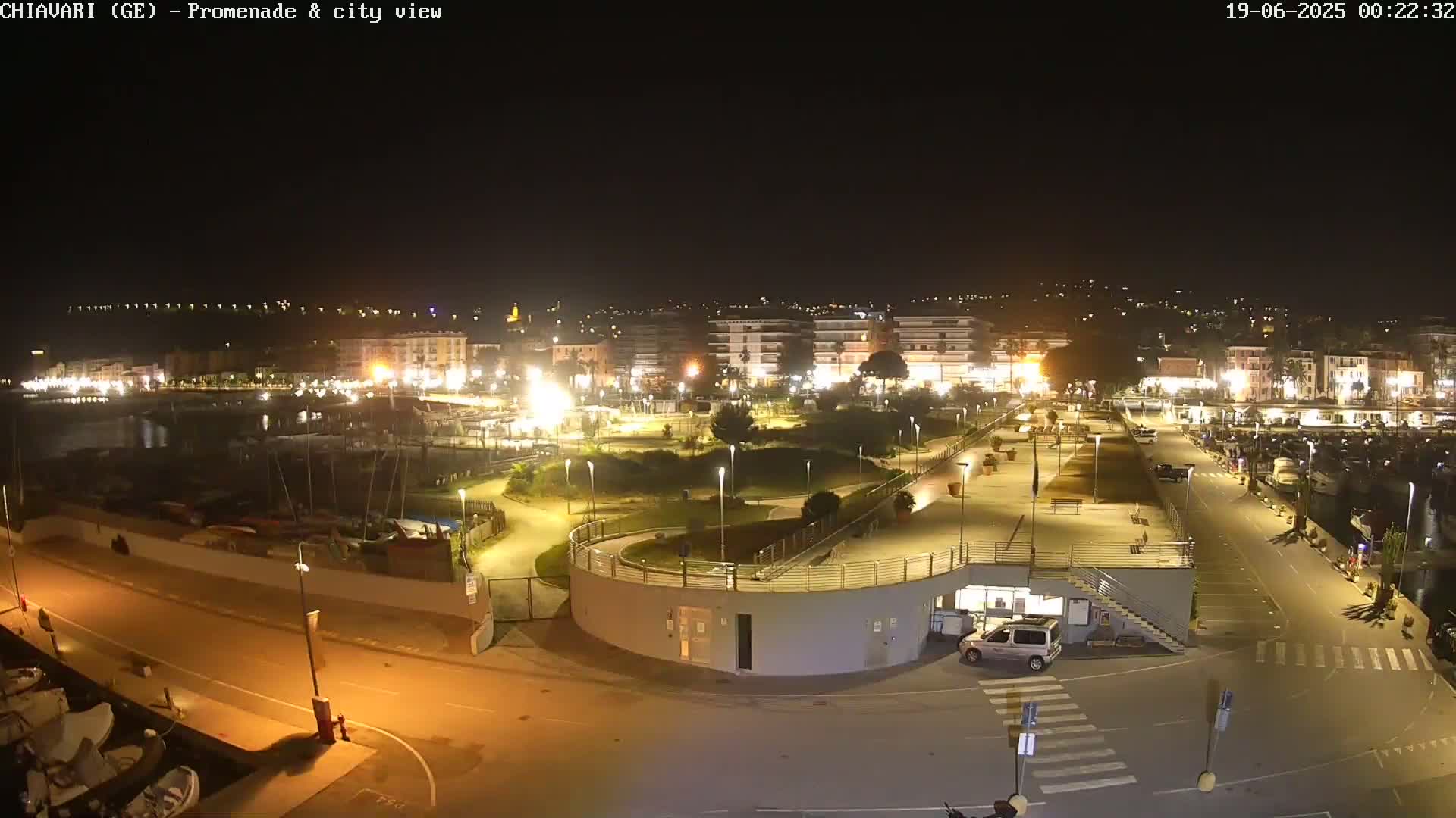 Chiavari Tourist Port Live Cam - Genoa, Liguria, Italy