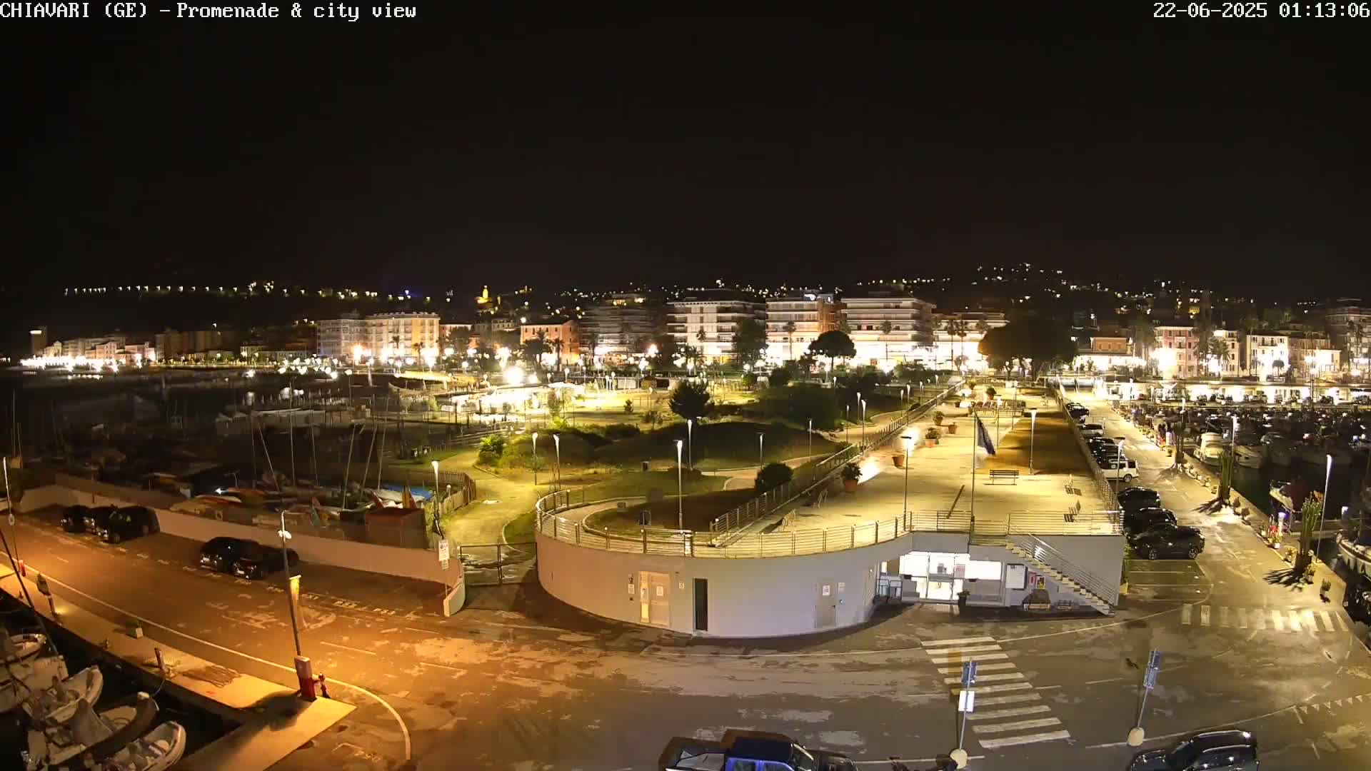 Chiavari Tourist Port Live Cam - Genoa, Liguria, Italy