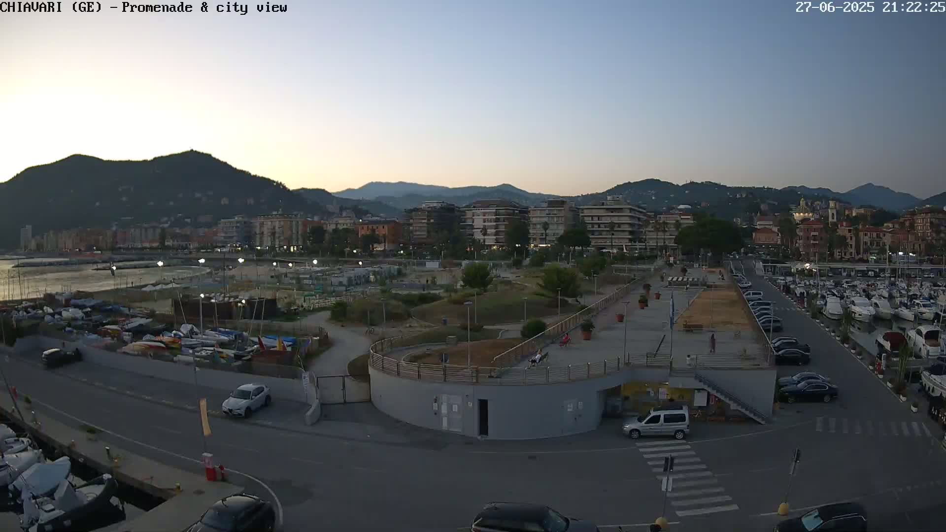 Chiavari Tourist Port Live Cam - Genoa, Liguria, Italy
