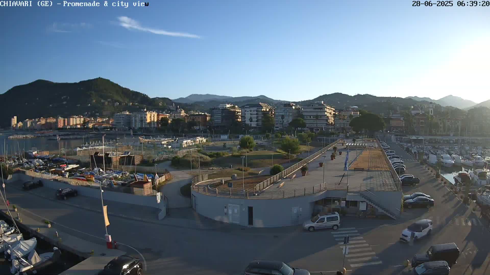 Chiavari Tourist Port Live Cam - Genoa, Liguria, Italy