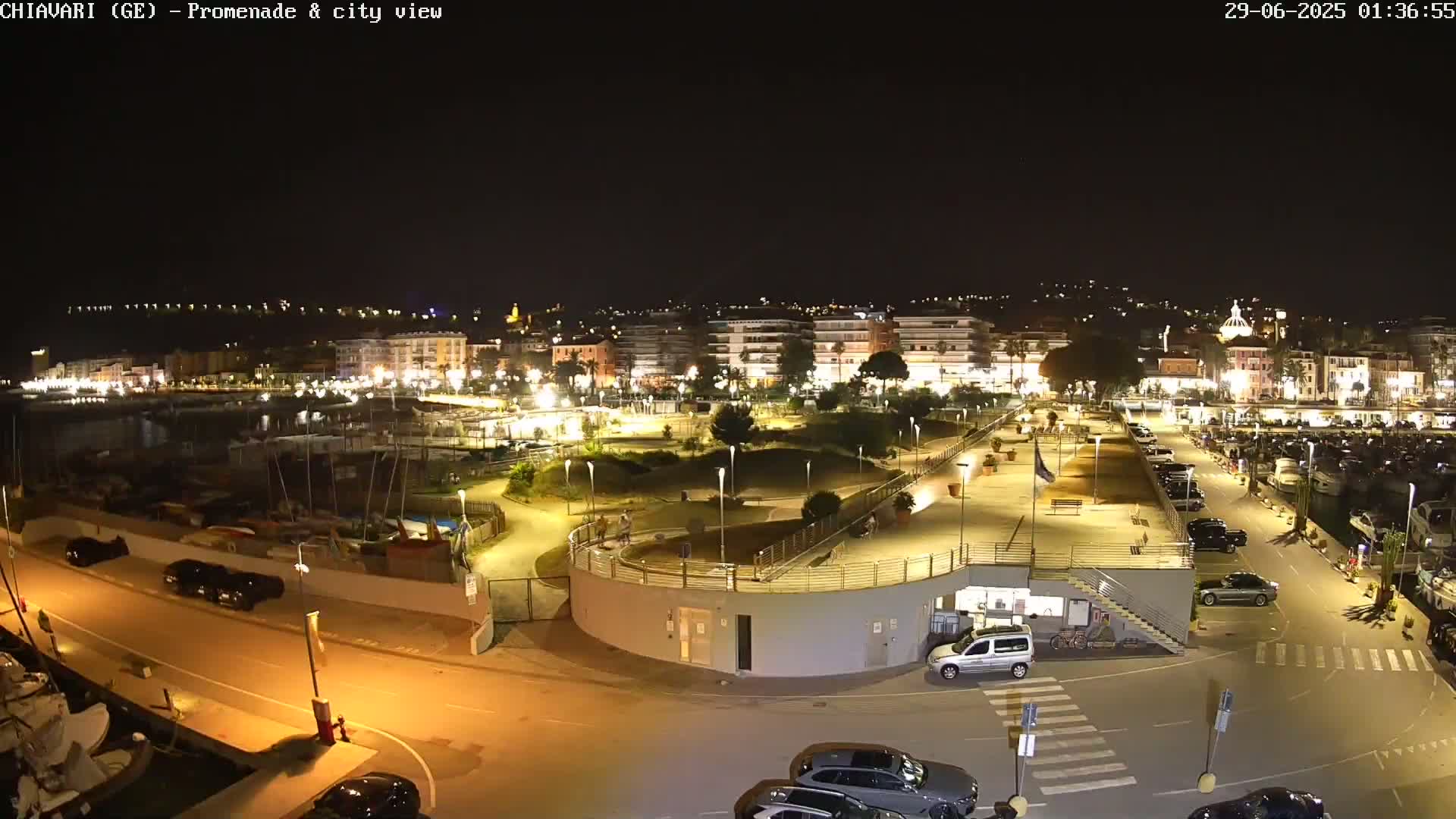 Chiavari Tourist Port Live Cam - Genoa, Liguria, Italy