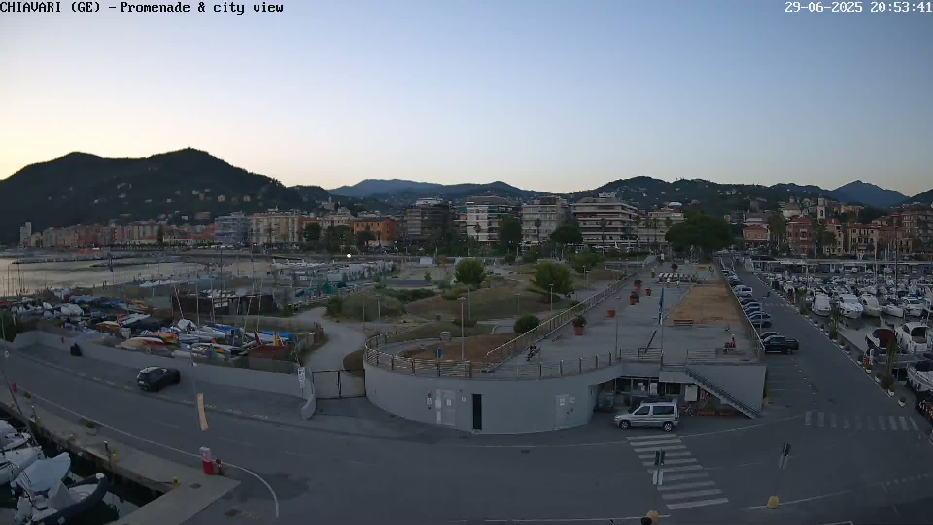 Chiavari Tourist Port Live Cam - Genoa, Liguria, Italy
