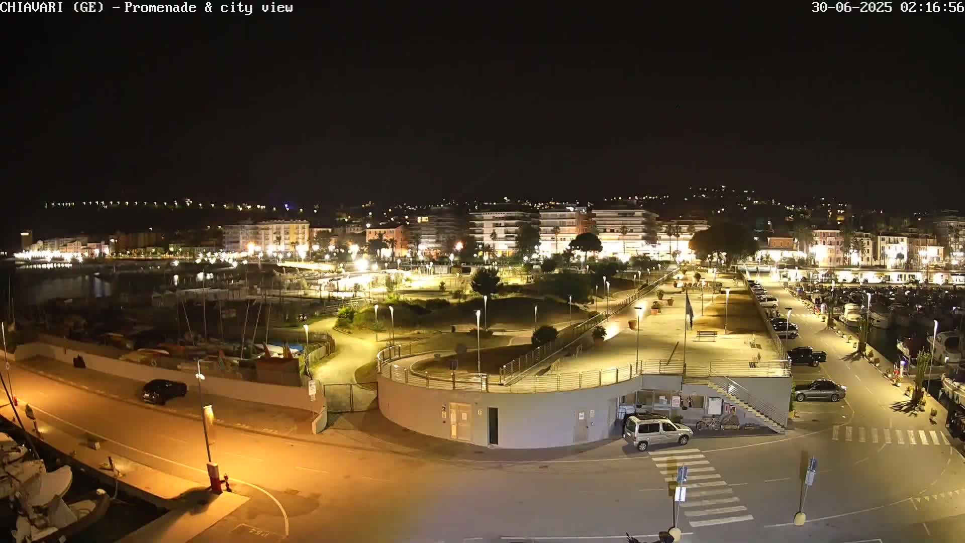 Chiavari Tourist Port Live Cam - Genoa, Liguria, Italy