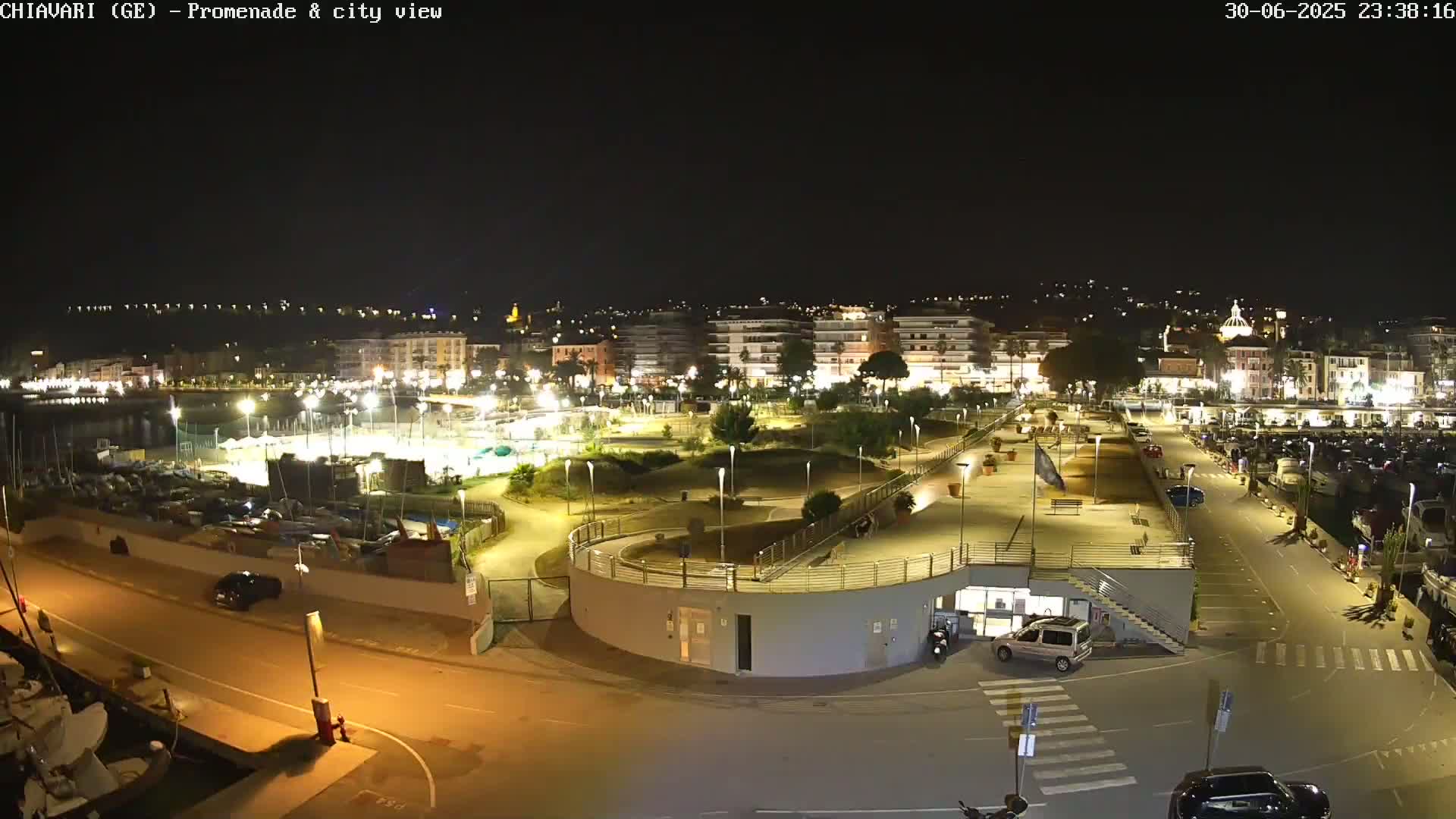 Chiavari Tourist Port Live Cam - Genoa, Liguria, Italy