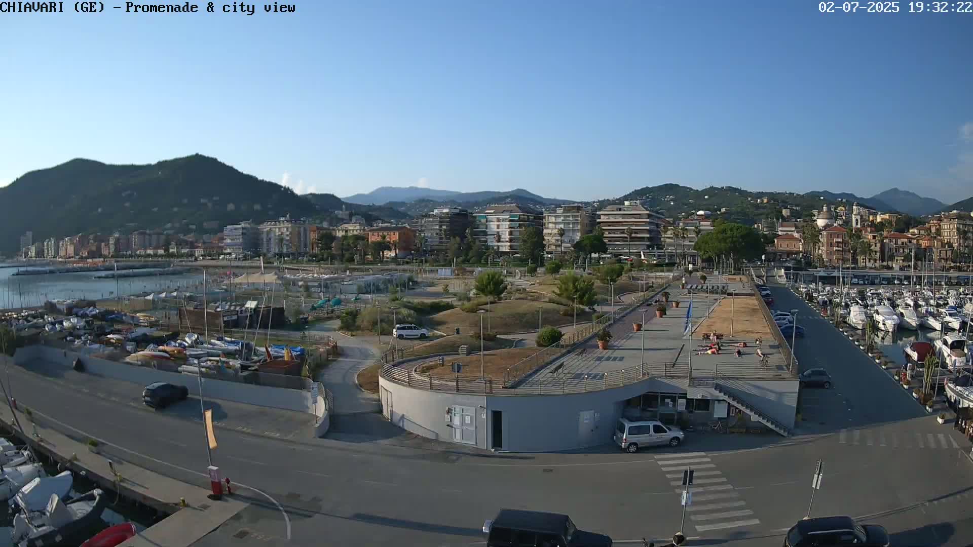 Chiavari Tourist Port Live Cam - Genoa, Liguria, Italy