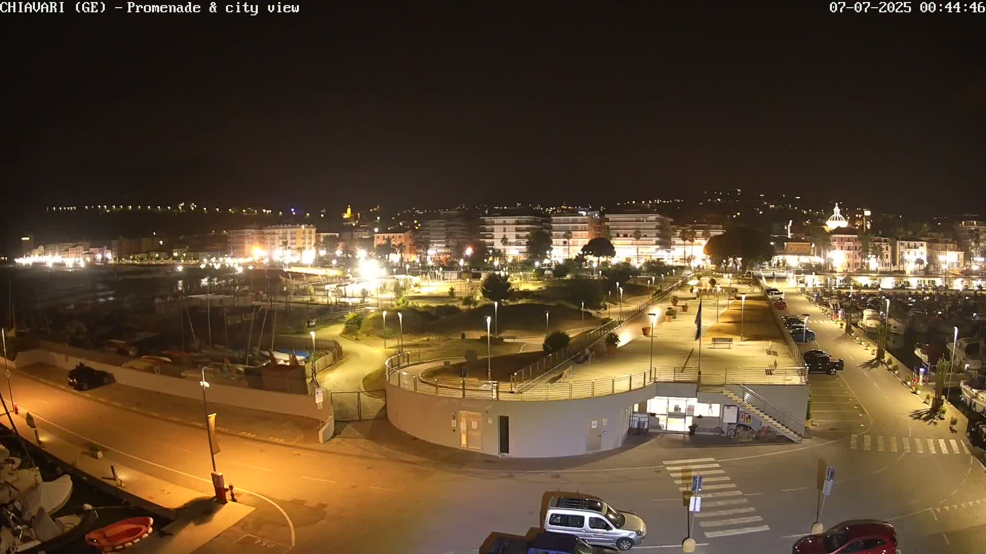 Chiavari Tourist Port Live Cam - Genoa, Liguria, Italy