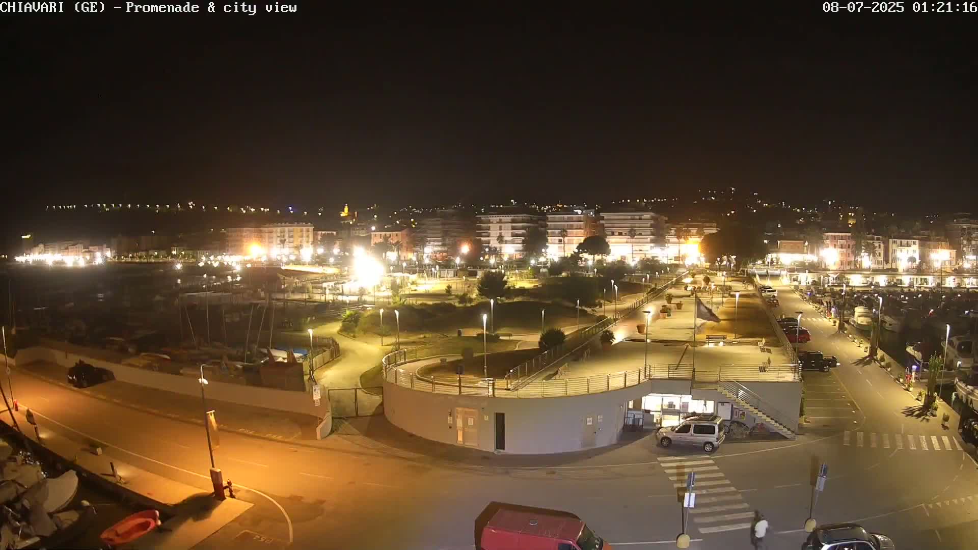 Chiavari Tourist Port Live Cam - Genoa, Liguria, Italy
