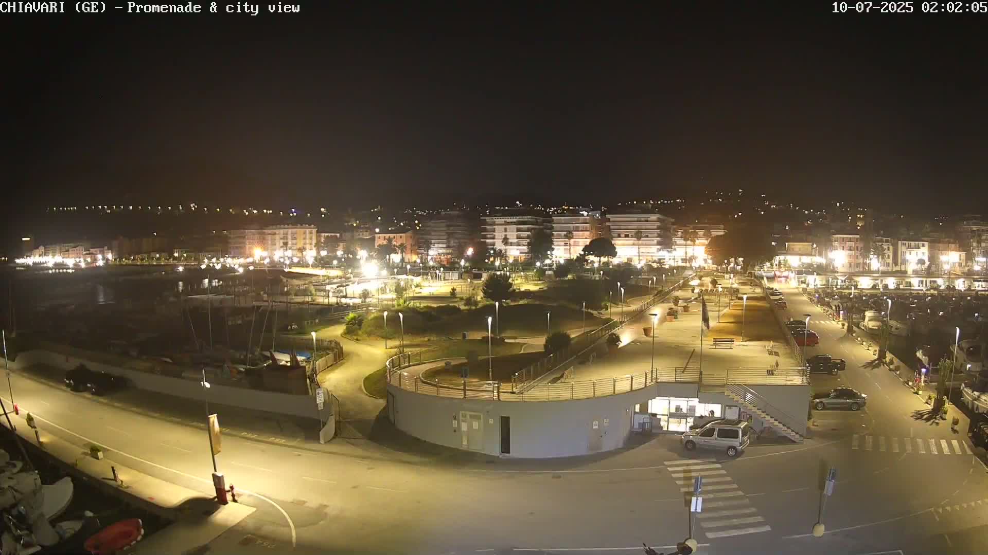 Chiavari Tourist Port Live Cam - Genoa, Liguria, Italy