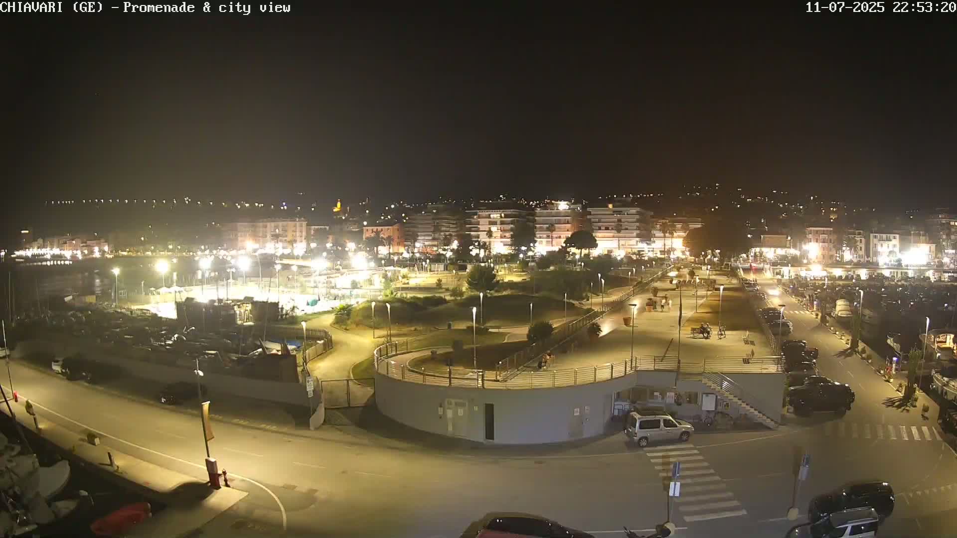 Chiavari Tourist Port Live Cam - Genoa, Liguria, Italy