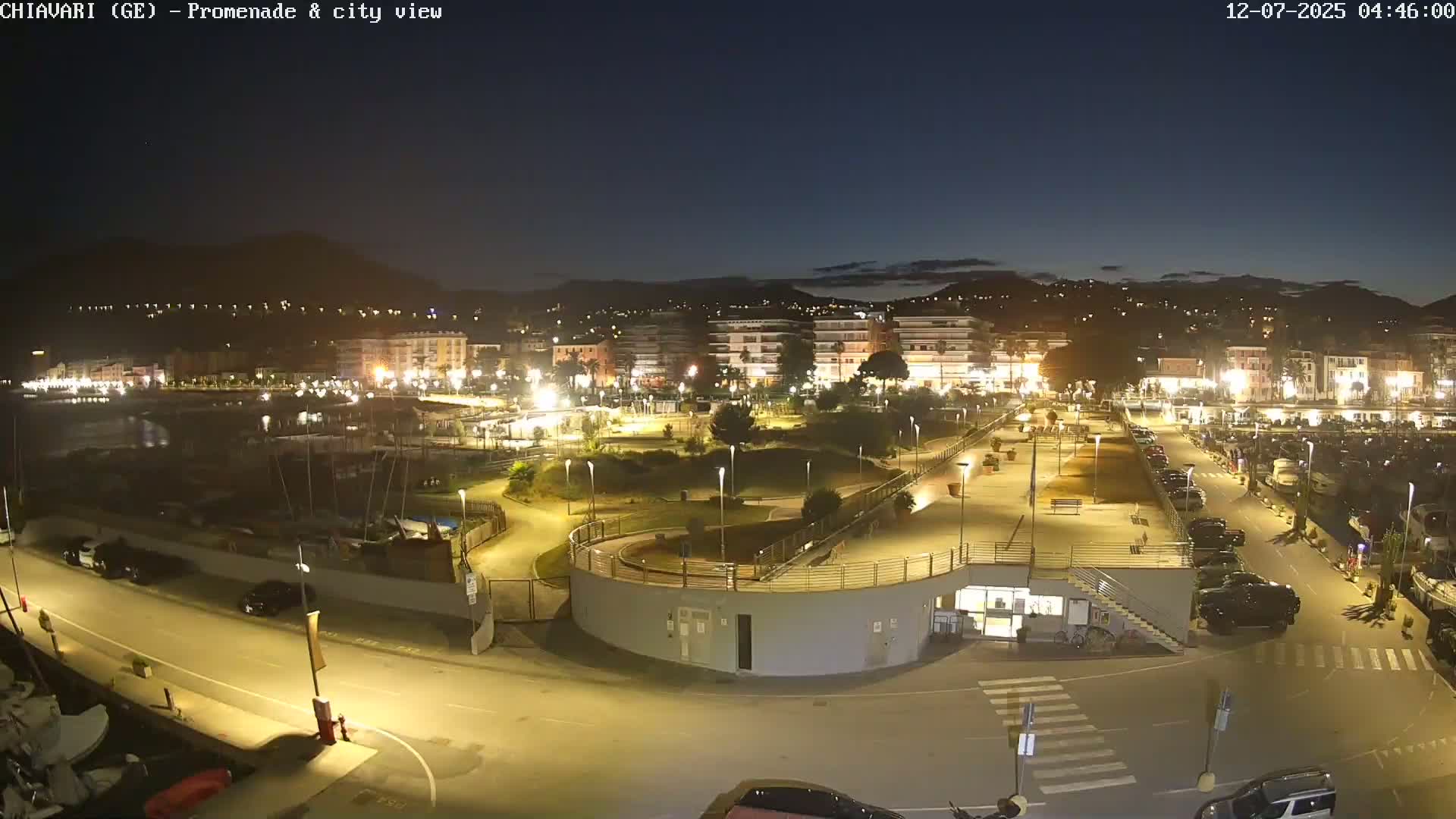 Chiavari Tourist Port Live Cam - Genoa, Liguria, Italy