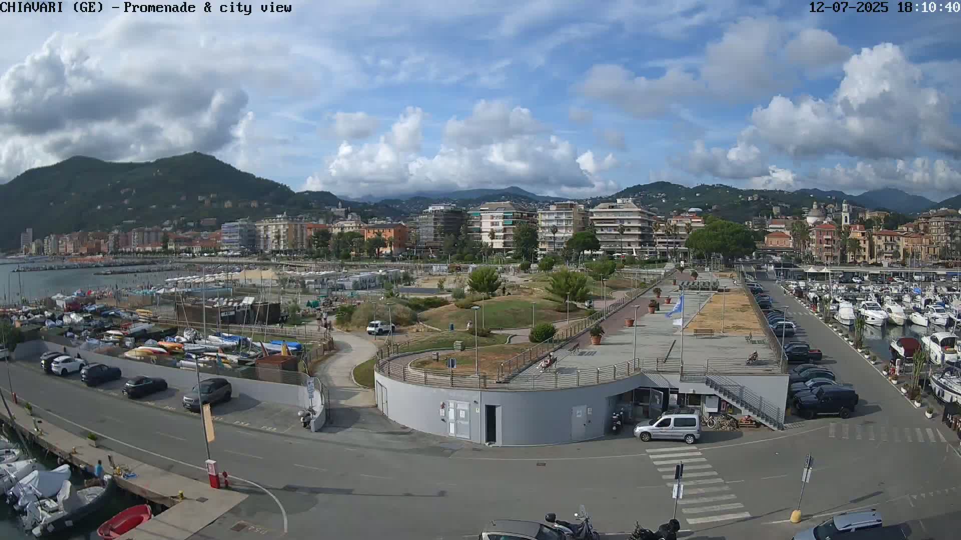 Chiavari Tourist Port Live Cam - Genoa, Liguria, Italy