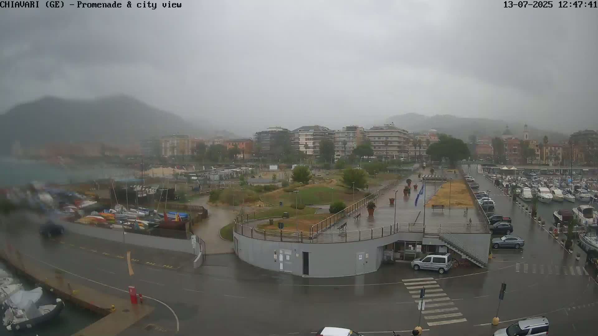 Chiavari Tourist Port Live Cam - Genoa, Liguria, Italy