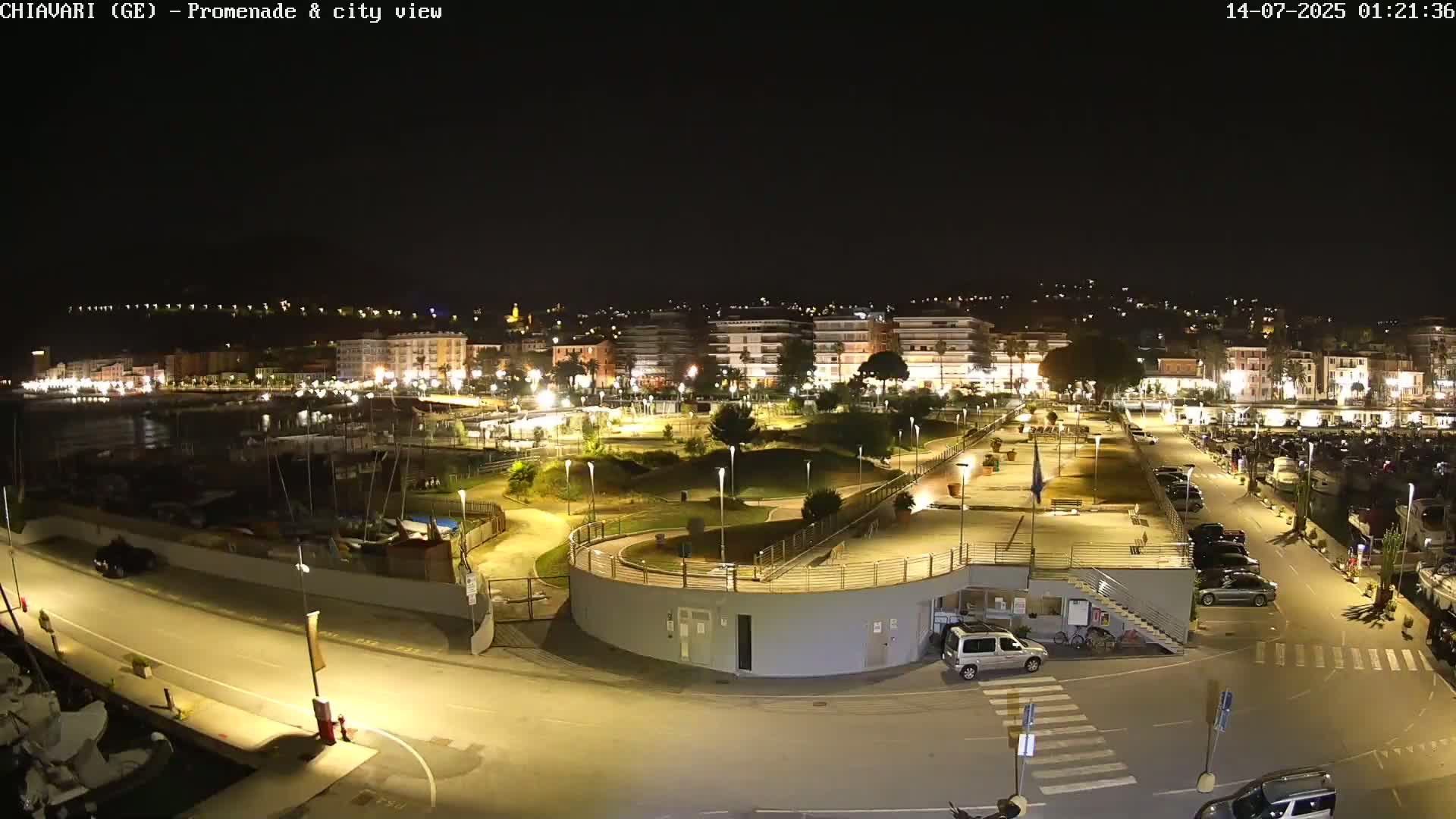 Chiavari Tourist Port Live Cam - Genoa, Liguria, Italy