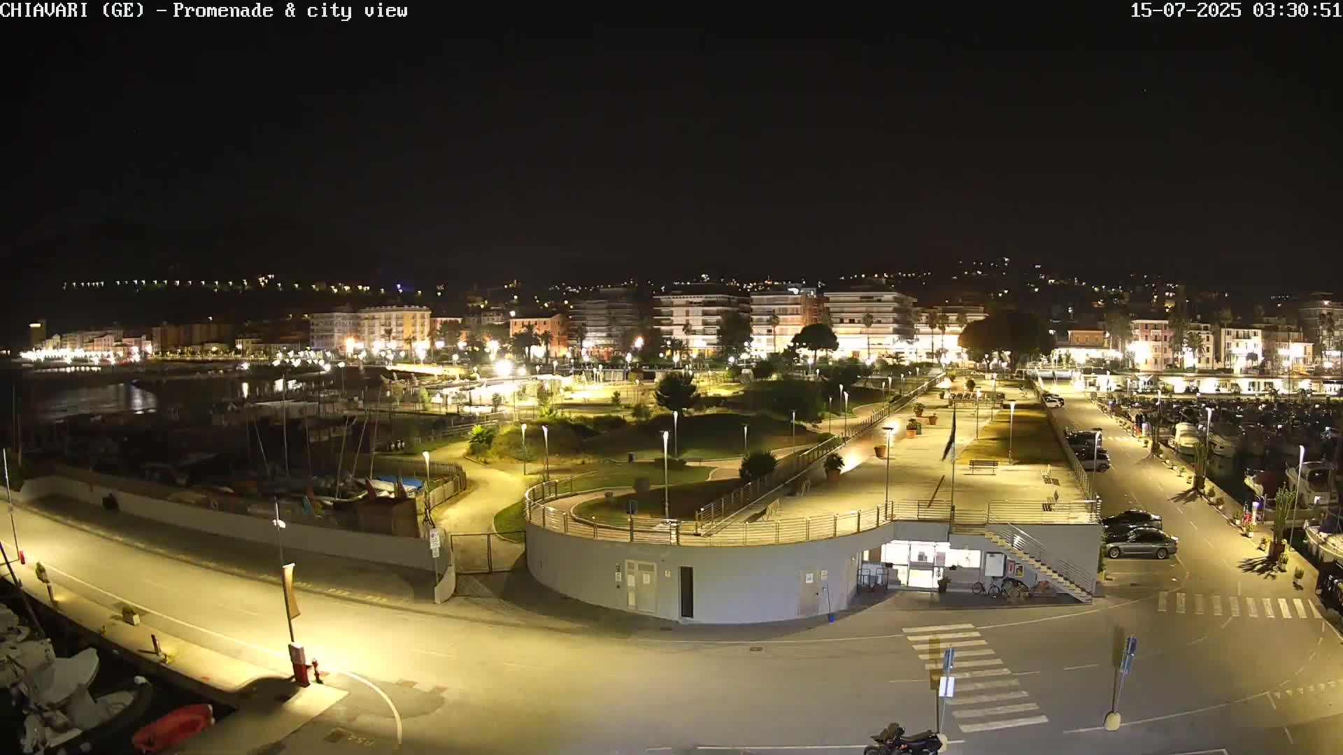 Chiavari Tourist Port Live Cam - Genoa, Liguria, Italy