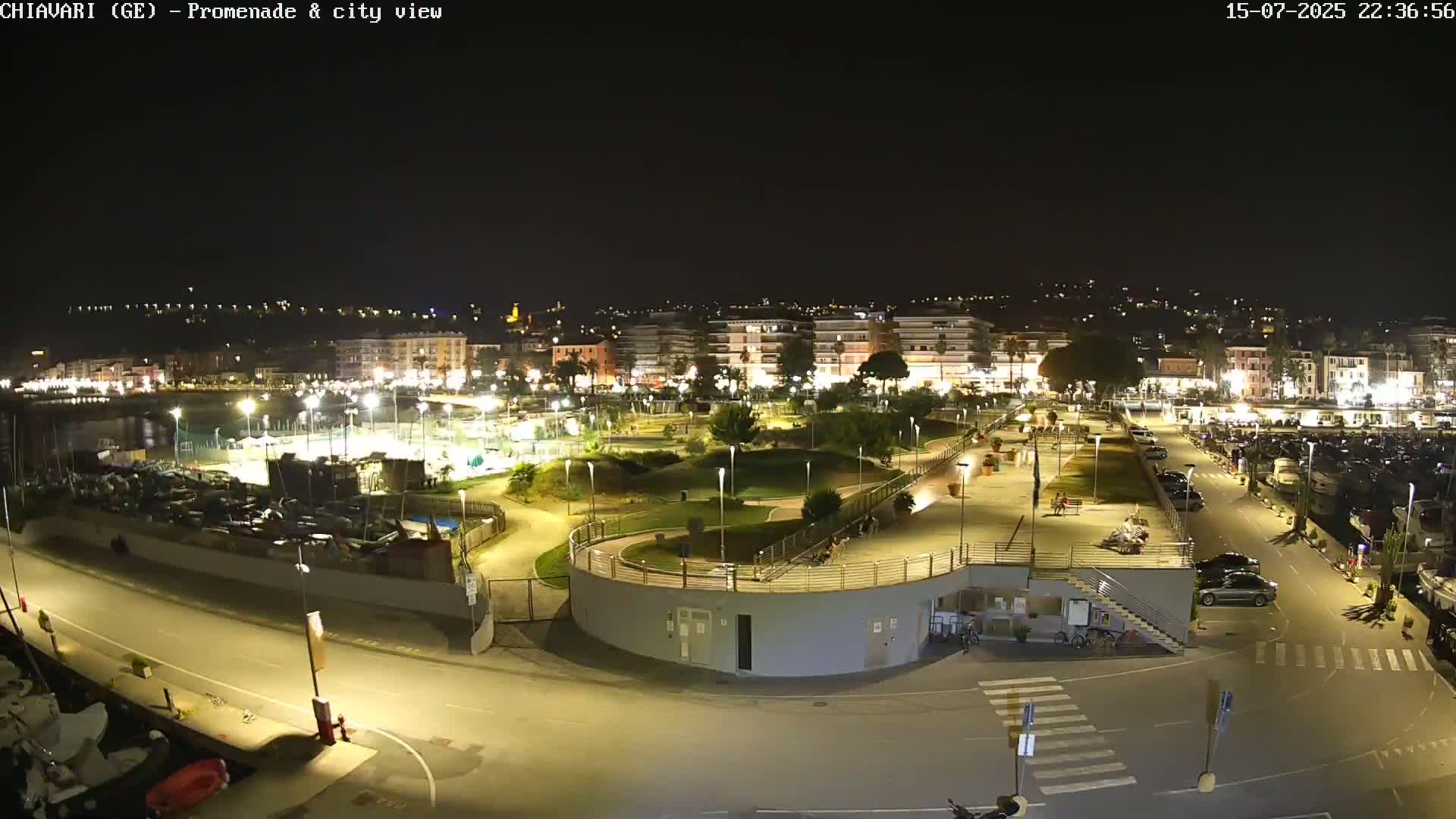 Chiavari Tourist Port Live Cam - Genoa, Liguria, Italy