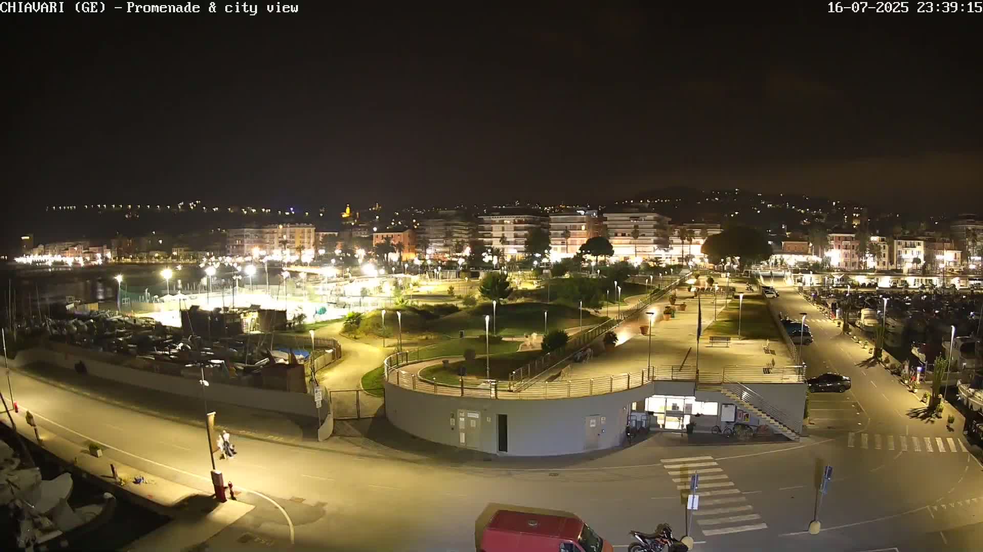 Chiavari Tourist Port Live Cam - Genoa, Liguria, Italy