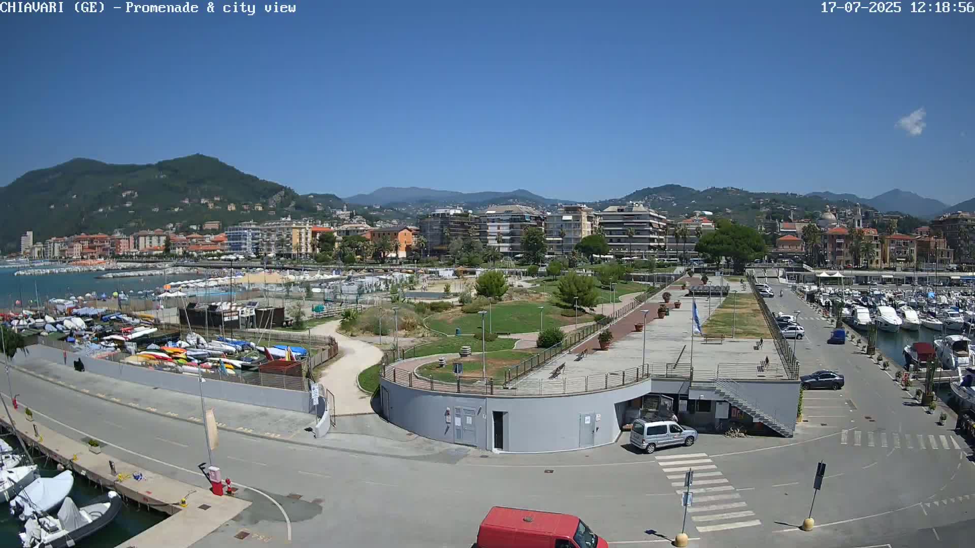 Chiavari Tourist Port Live Cam - Genoa, Liguria, Italy