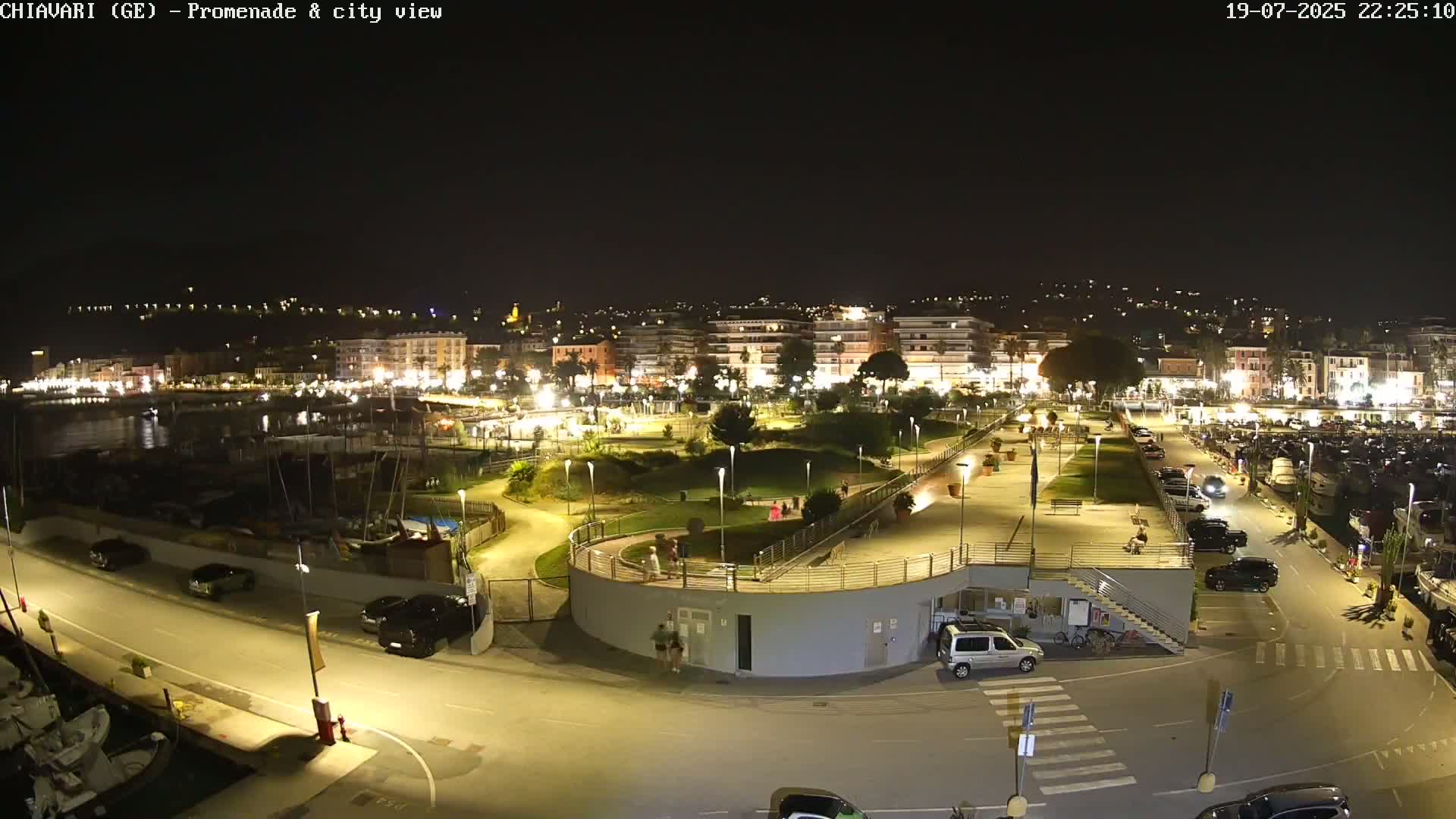 Chiavari Tourist Port Live Cam - Genoa, Liguria, Italy