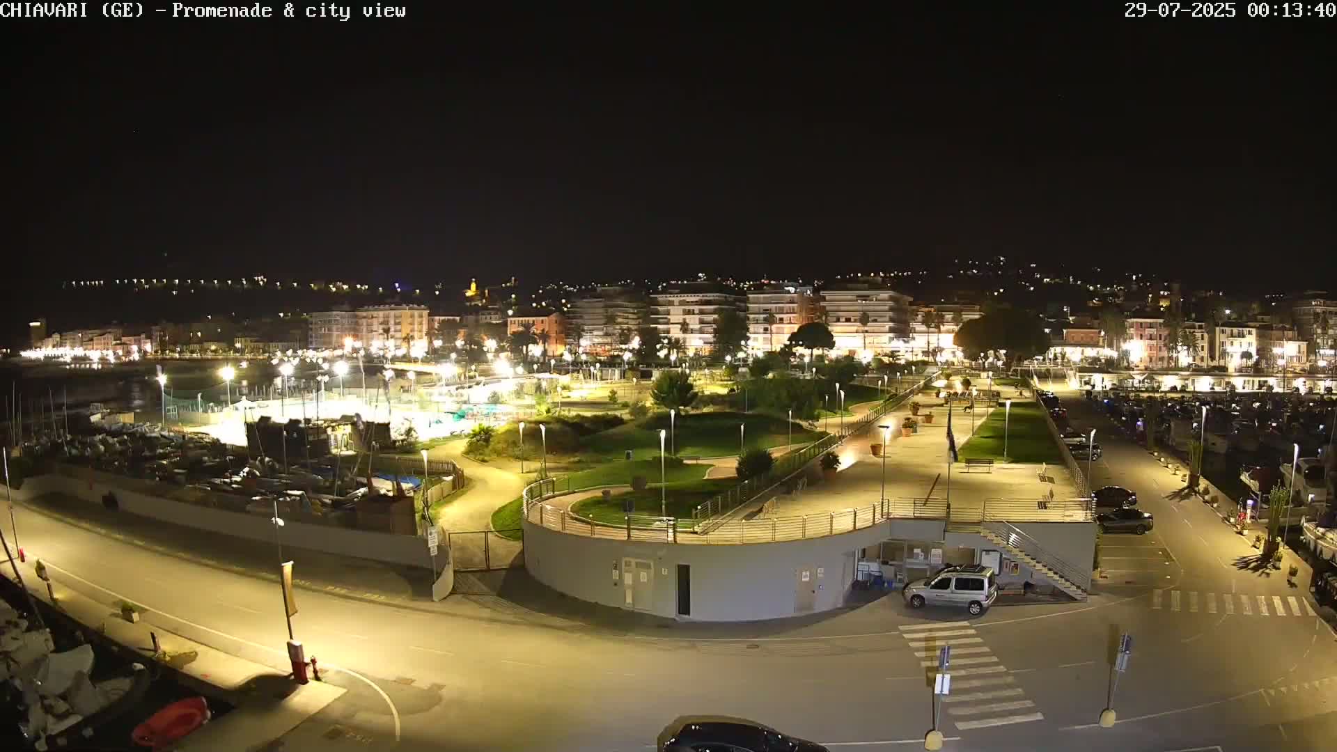Chiavari Tourist Port Live Cam - Genoa, Liguria, Italy
