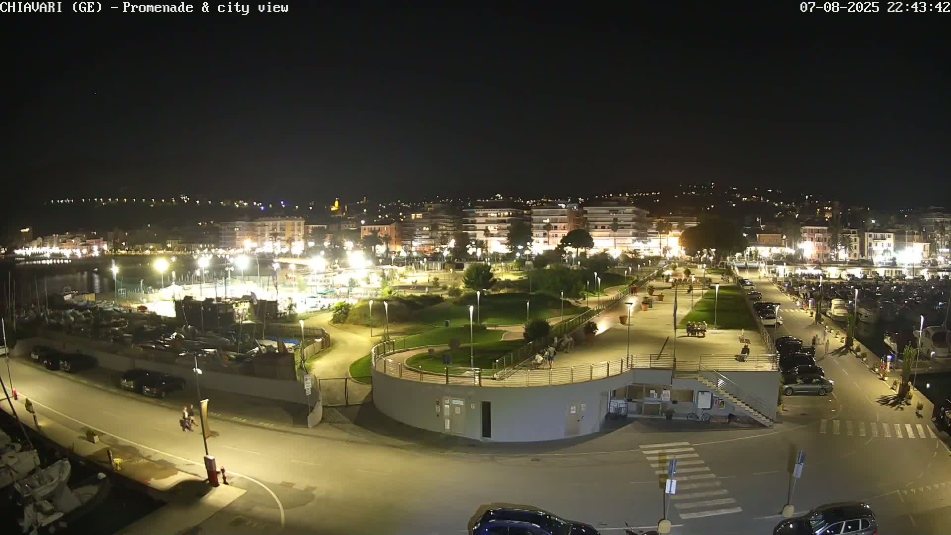 Chiavari Tourist Port Live Cam - Genoa, Liguria, Italy