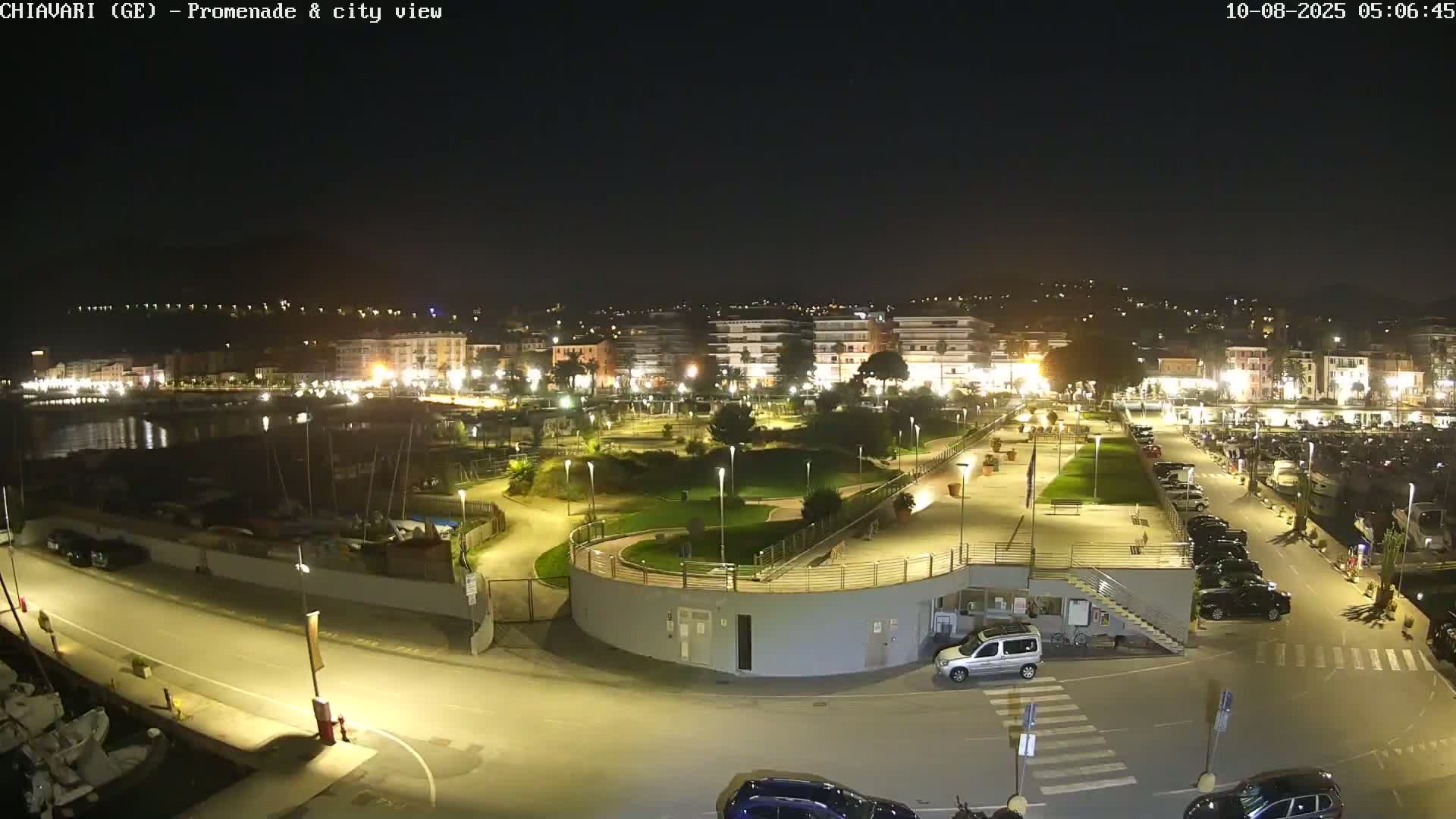Chiavari Tourist Port Live Cam - Genoa, Liguria, Italy