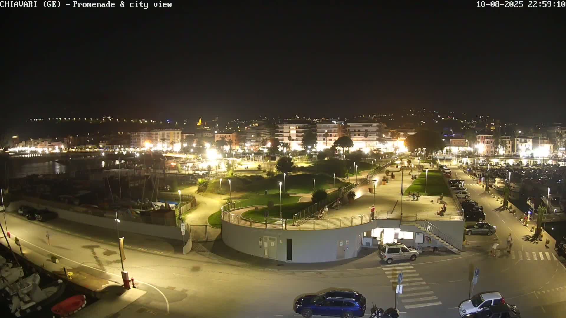 Chiavari Tourist Port Live Cam - Genoa, Liguria, Italy