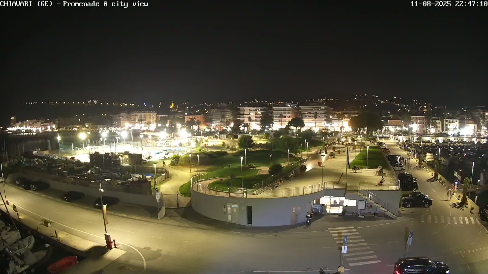Chiavari Tourist Port Live Cam - Genoa, Liguria, Italy