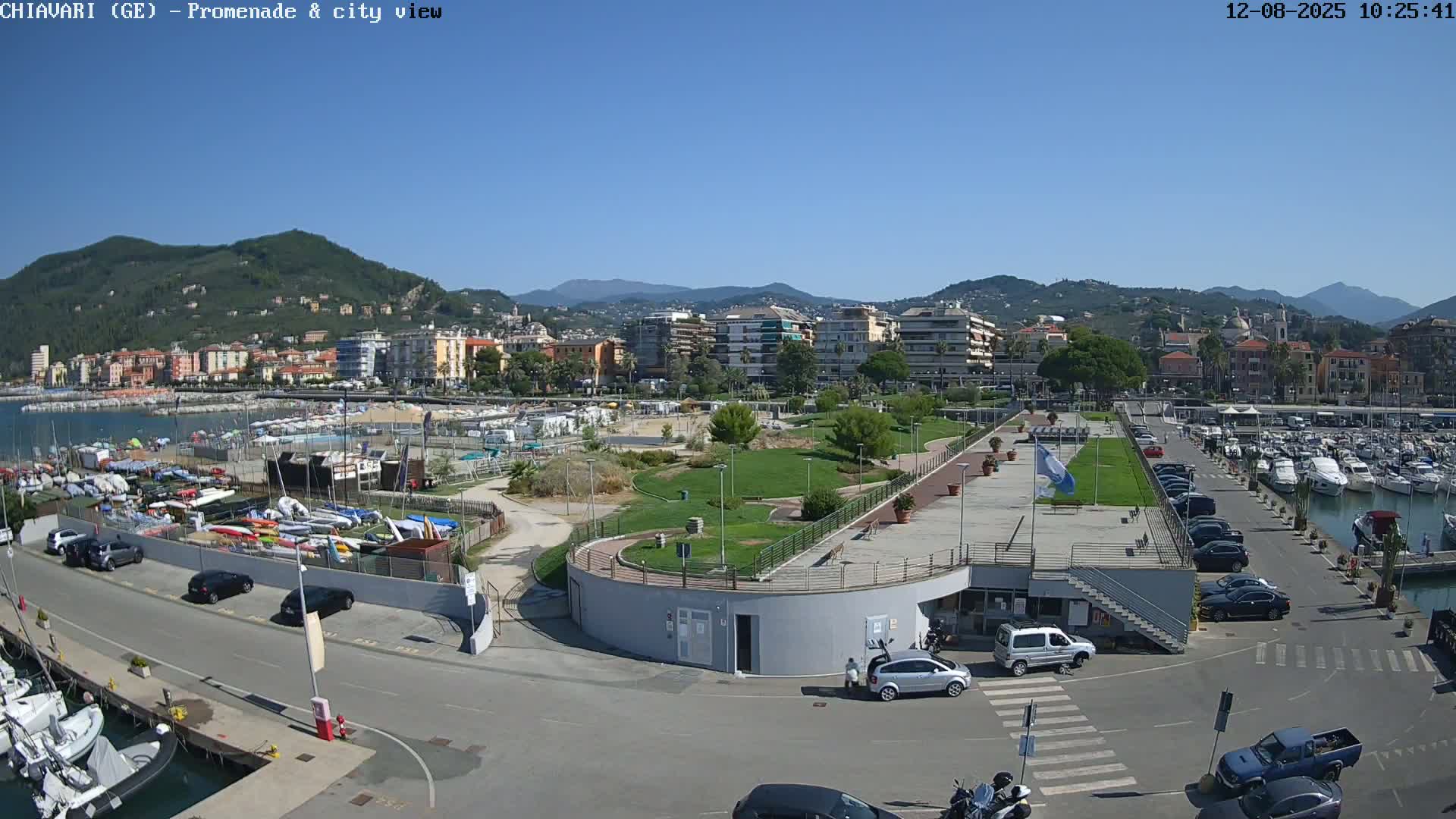 Chiavari Tourist Port Live Cam - Genoa, Liguria, Italy