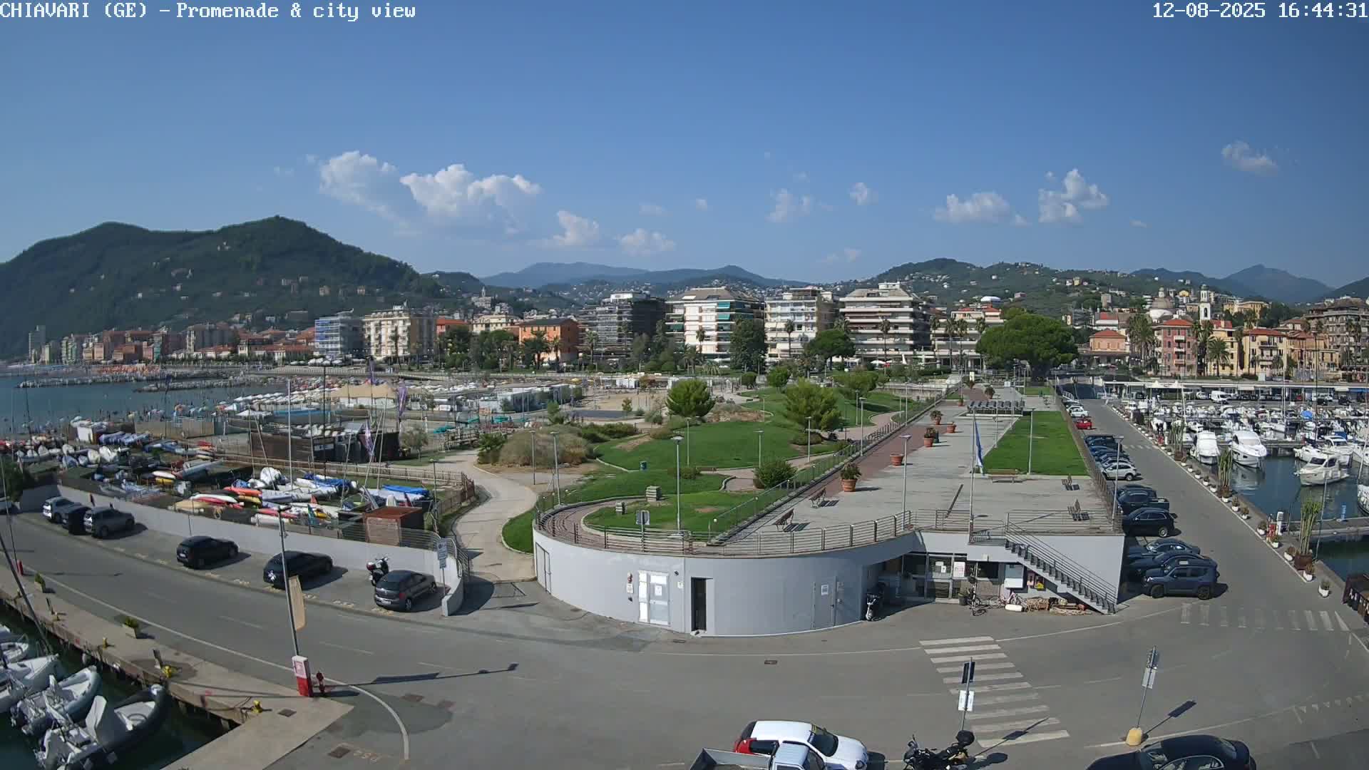 Chiavari Tourist Port Live Cam - Genoa, Liguria, Italy