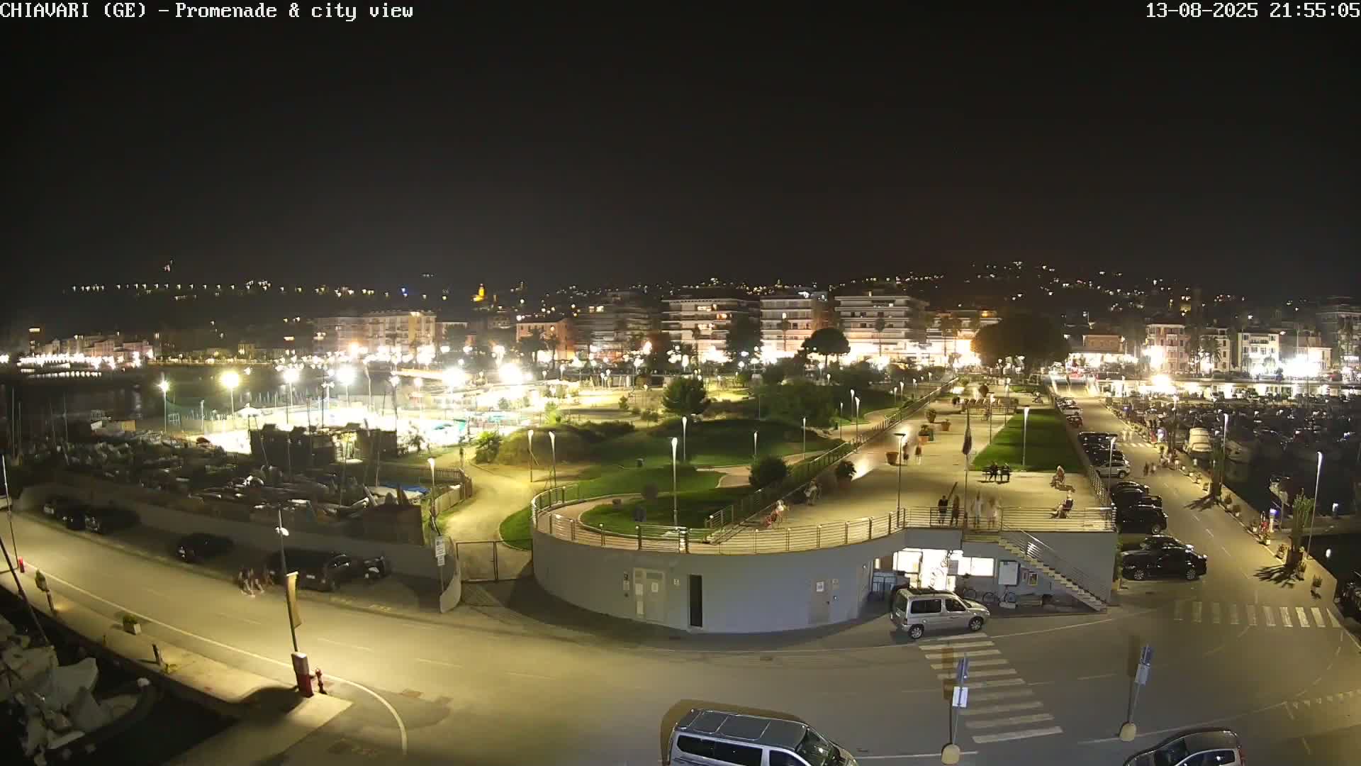 Chiavari Tourist Port Live Cam - Genoa, Liguria, Italy