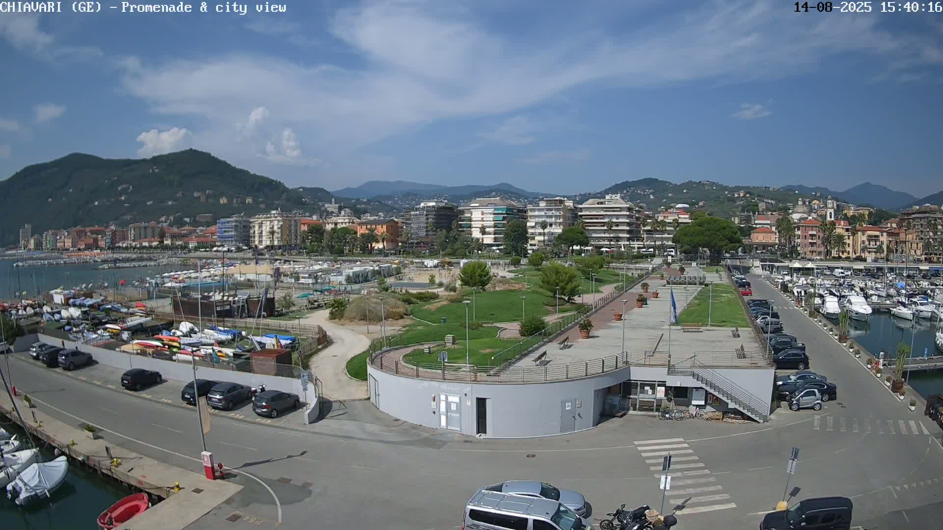 Chiavari Tourist Port Live Cam - Genoa, Liguria, Italy
