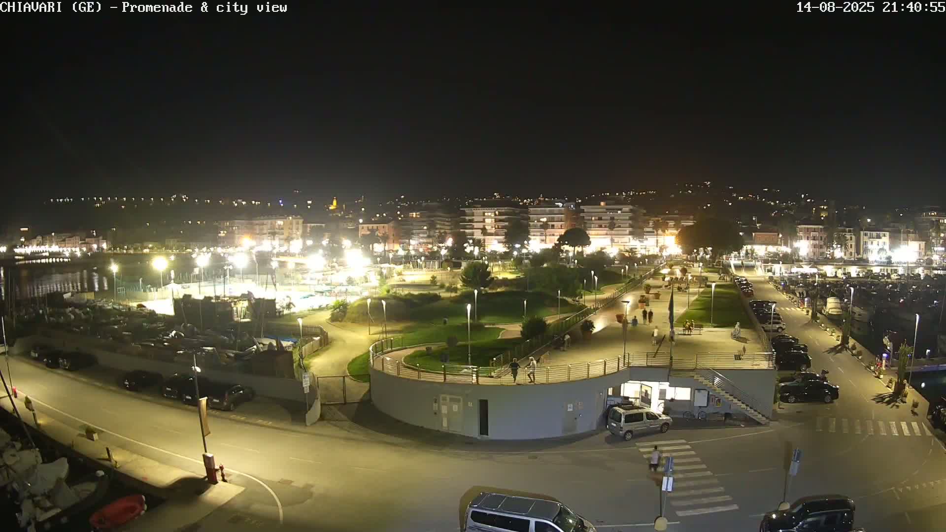 Chiavari Tourist Port Live Cam - Genoa, Liguria, Italy