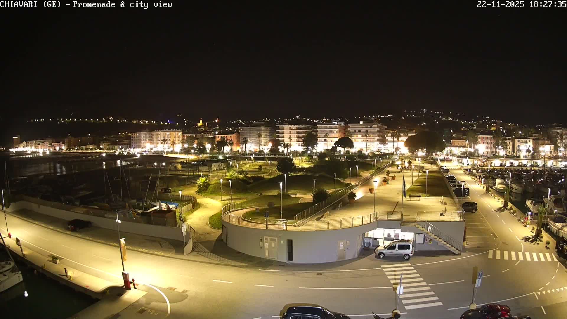 Chiavari Tourist Port Live Cam - Genoa, Liguria, Italy