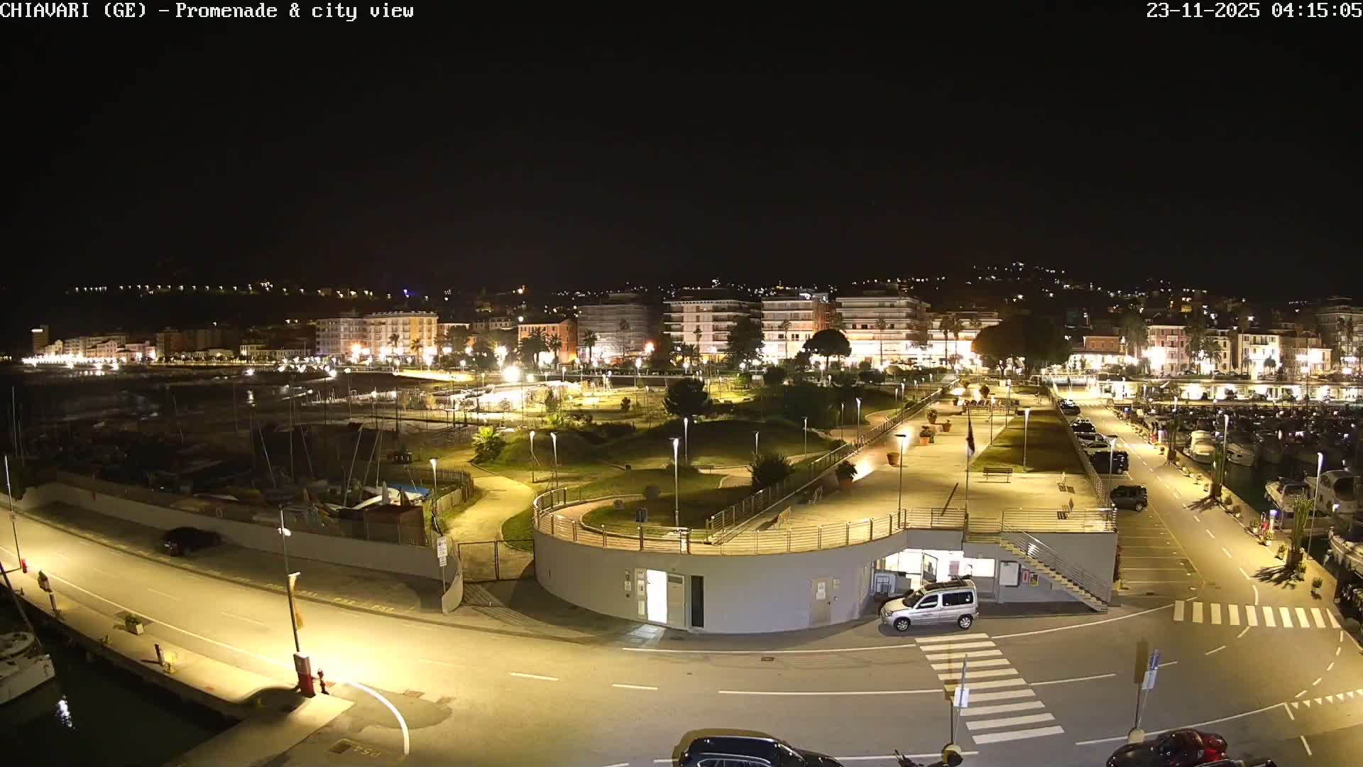 Chiavari Tourist Port Live Cam - Genoa, Liguria, Italy
