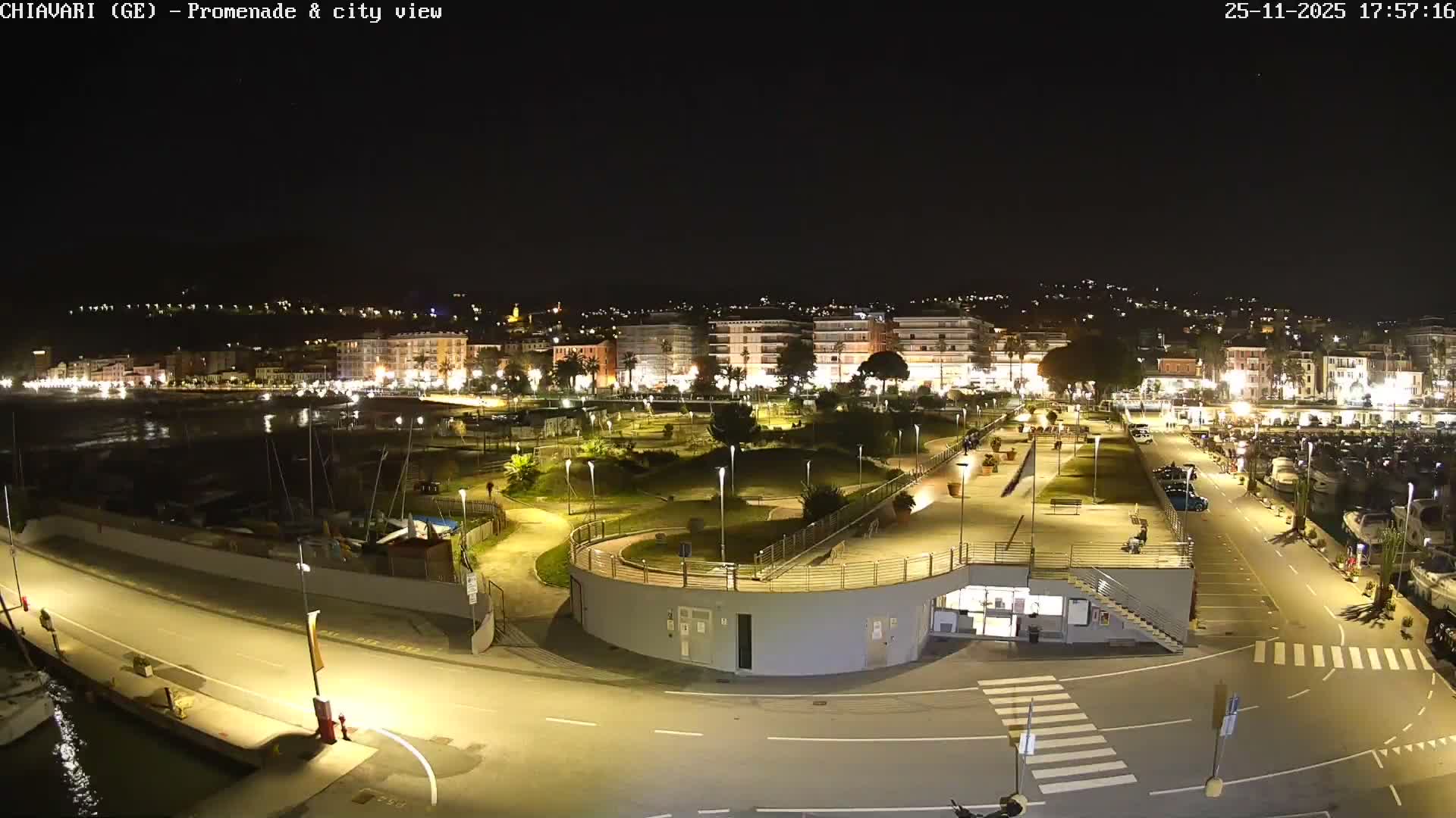Chiavari Tourist Port Live Cam - Genoa, Liguria, Italy