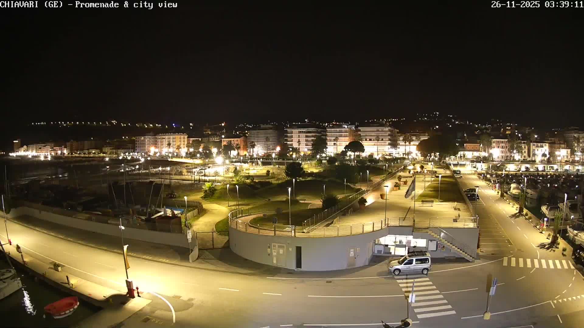 Chiavari Tourist Port Live Cam - Genoa, Liguria, Italy