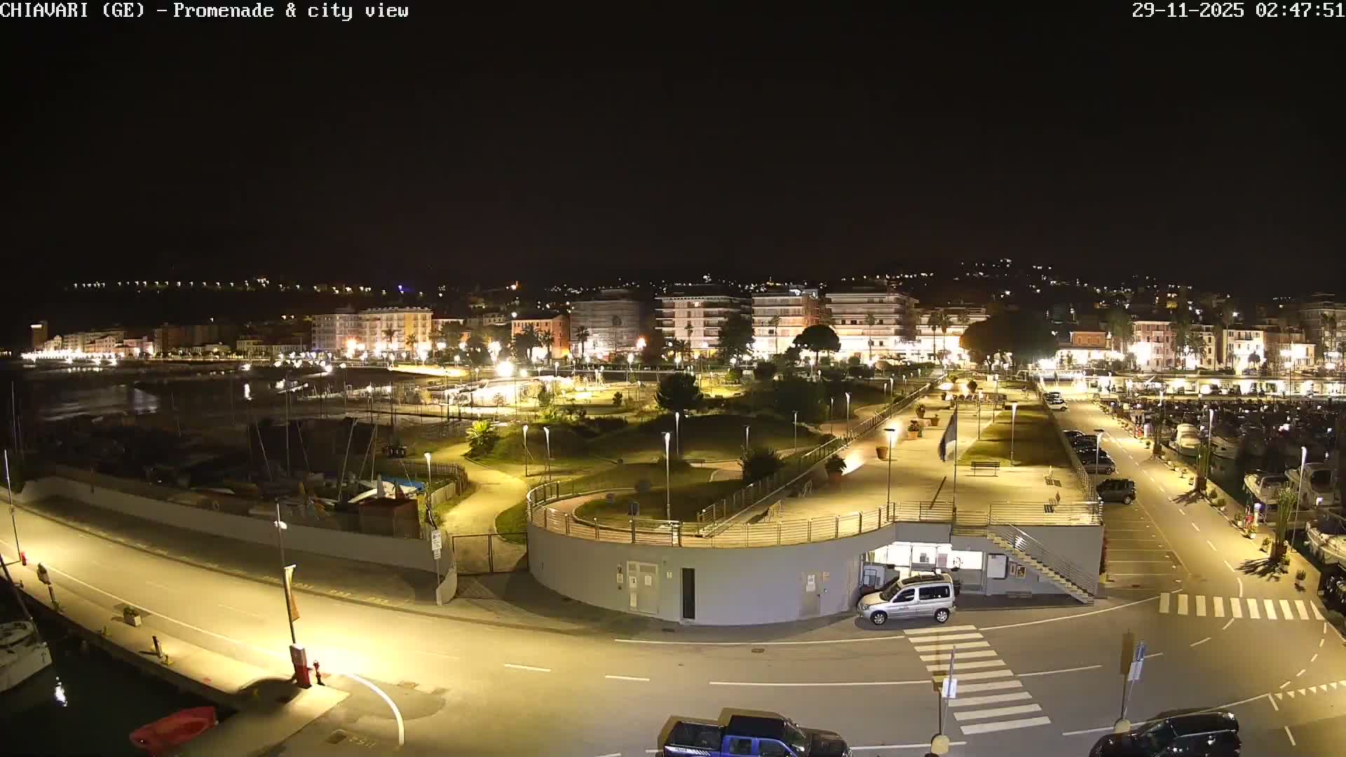 Chiavari Tourist Port Live Cam - Genoa, Liguria, Italy